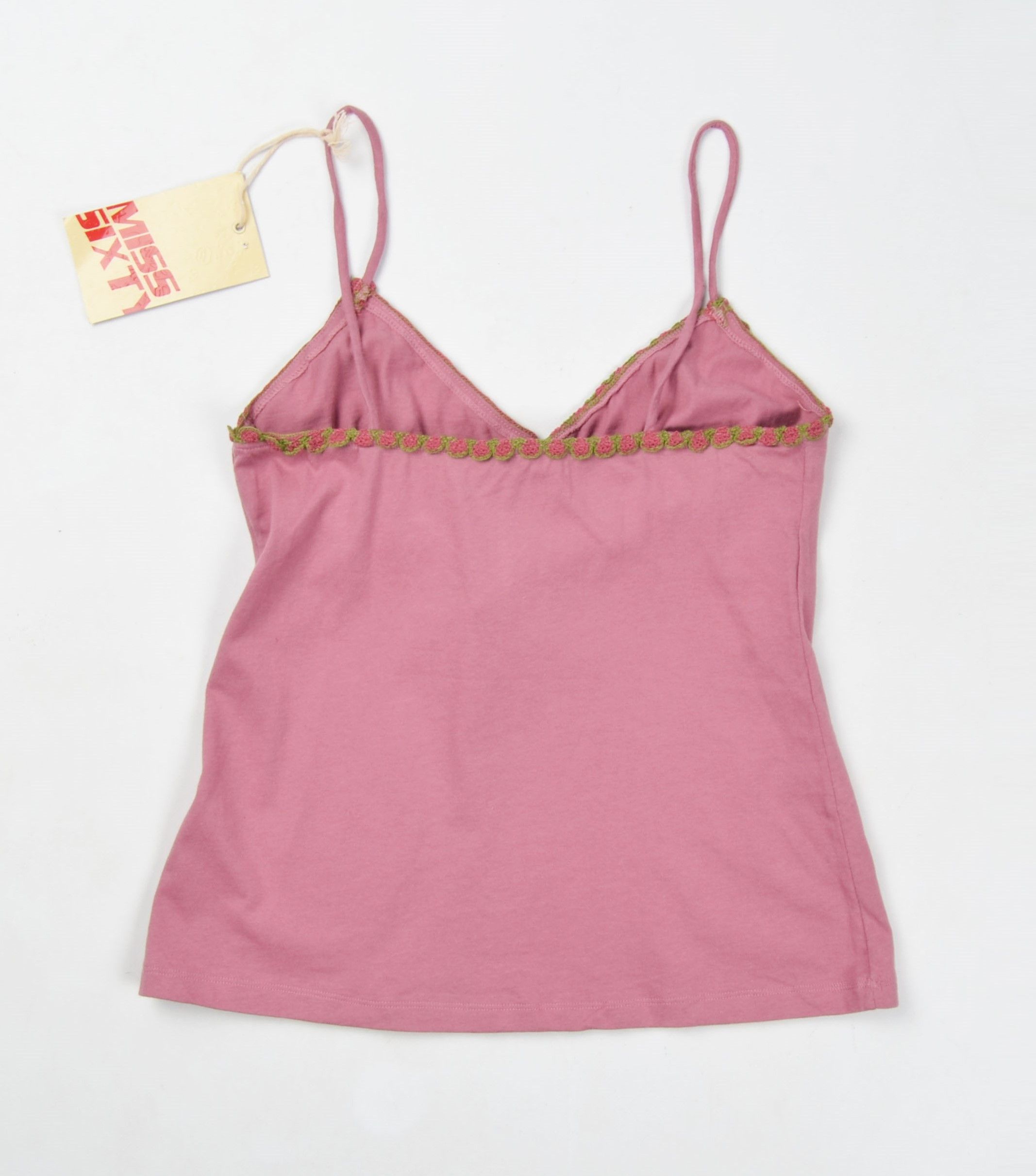 Miss Sixty Miss Sixty Y2K Fairy Baby Doll Pink Cami Top Size M / US 6-8 / IT 42-44 - 9 Thumbnail