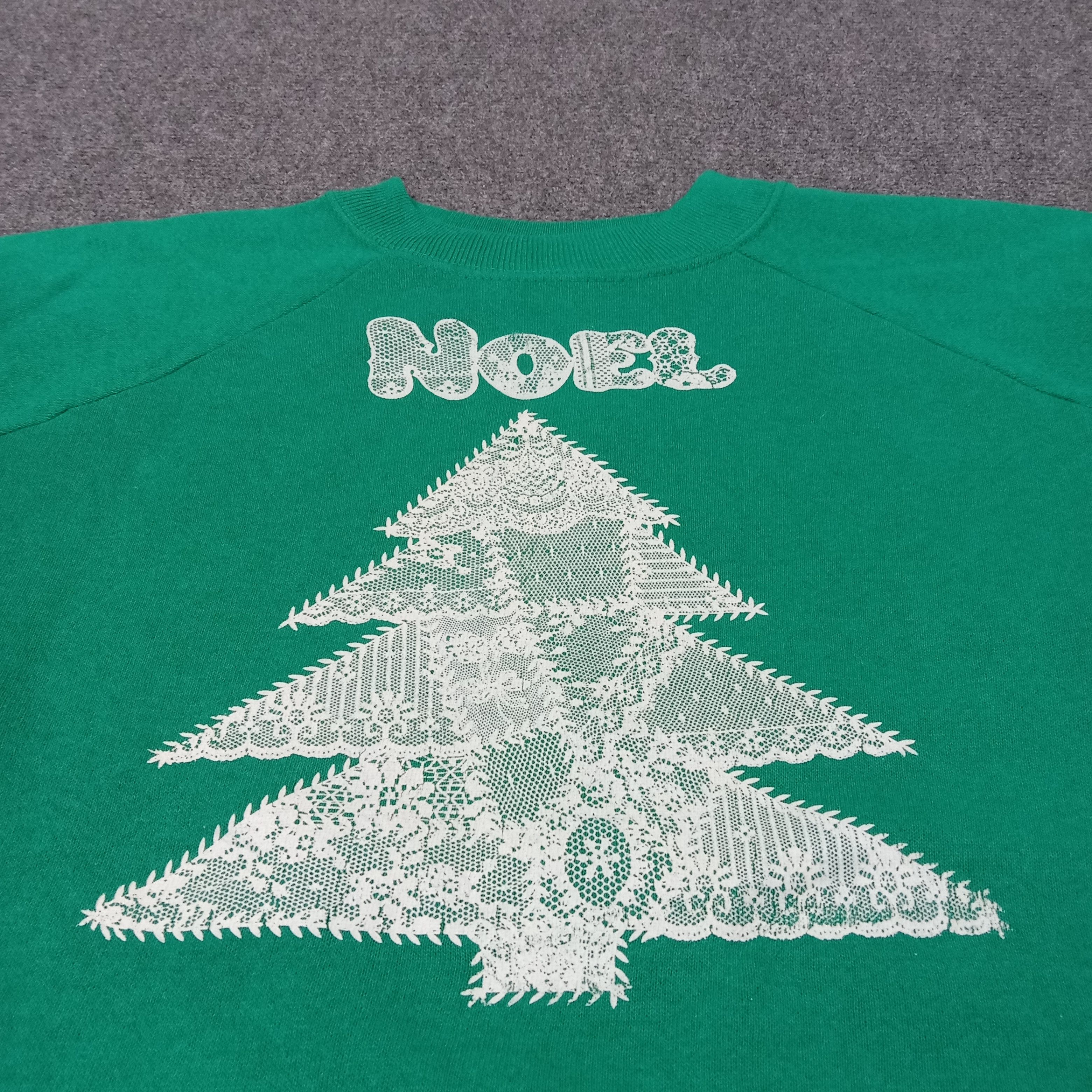 Vintage 90's Noel Christmas Tree Streetwear Sweatshirt C227N14 Size US L / EU 52-54 / 3 - 2 Thumbnail