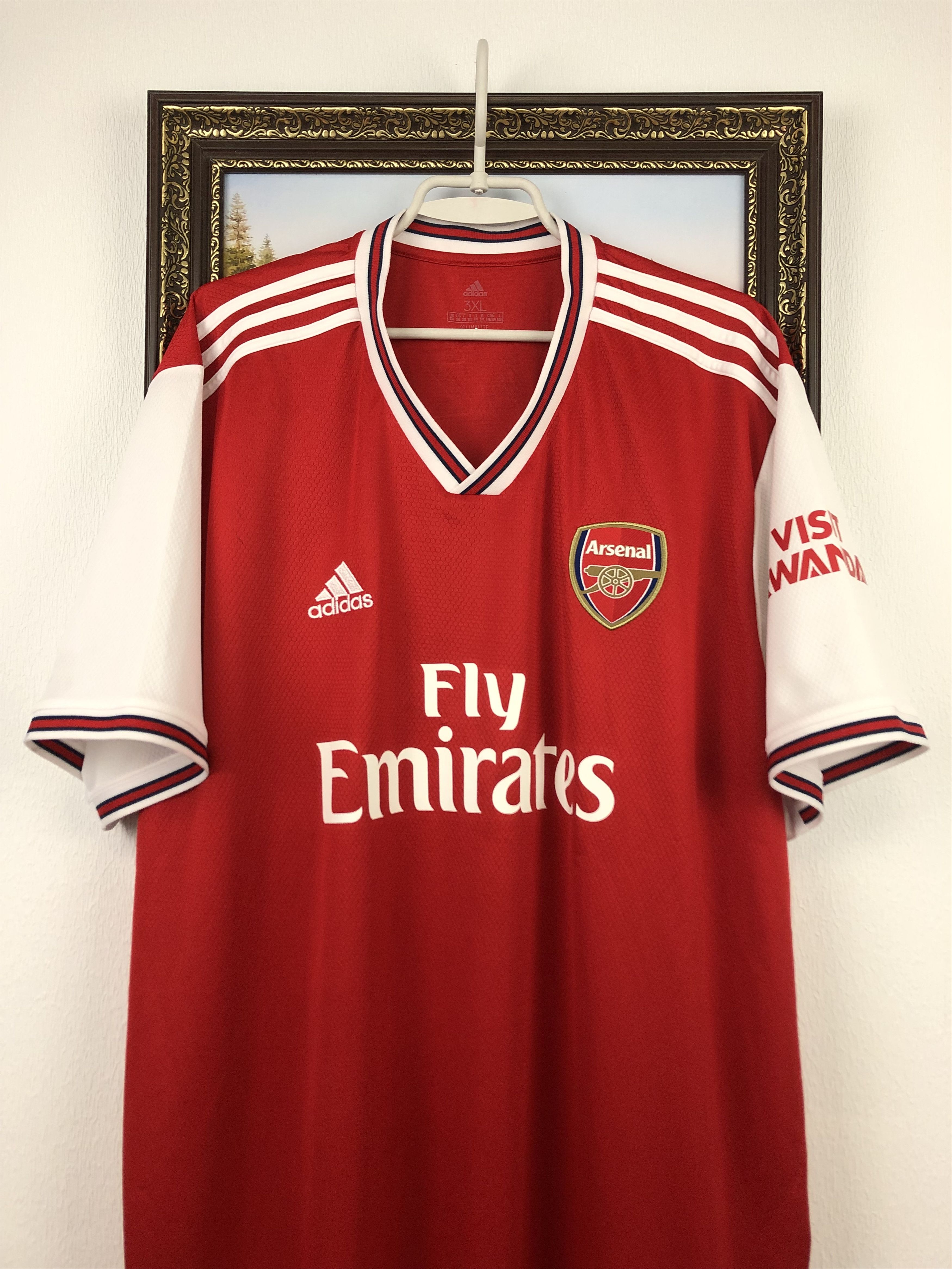 Adidas Arsenal football shirt 2019 #9 Lacazette Jersey Tee Hype Size US XXL / EU 58 / 5 - 4 Thumbnail