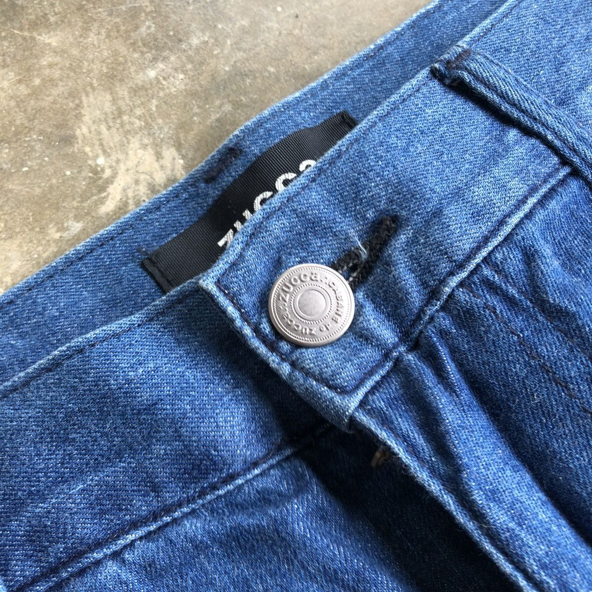 CABANE de ZUCCa Zucca by Issey Miyake Soft Denim Jeans Indigo Dye Pants Size US 31 - 12 Thumbnail