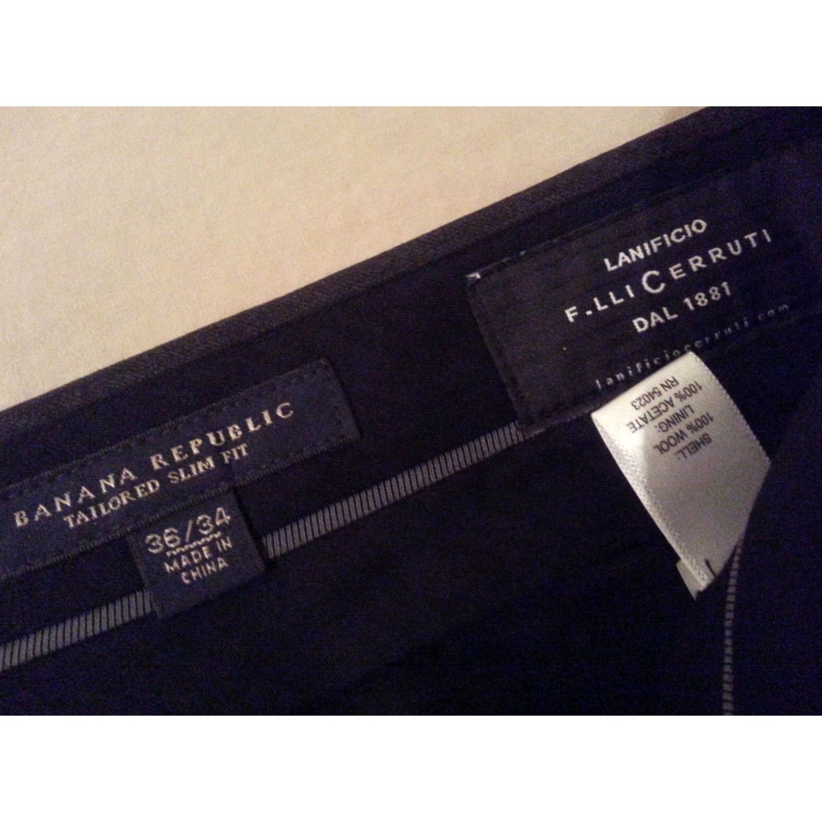 Banana Republic Banana Republic Dress Pants Wool Gray 36x34 36x32 Mens Regular Inseam 34 Slacks Chino Trouser Pants Size 34 Gray Mens Size US 34 / EU 50 - 5 Thumbnail