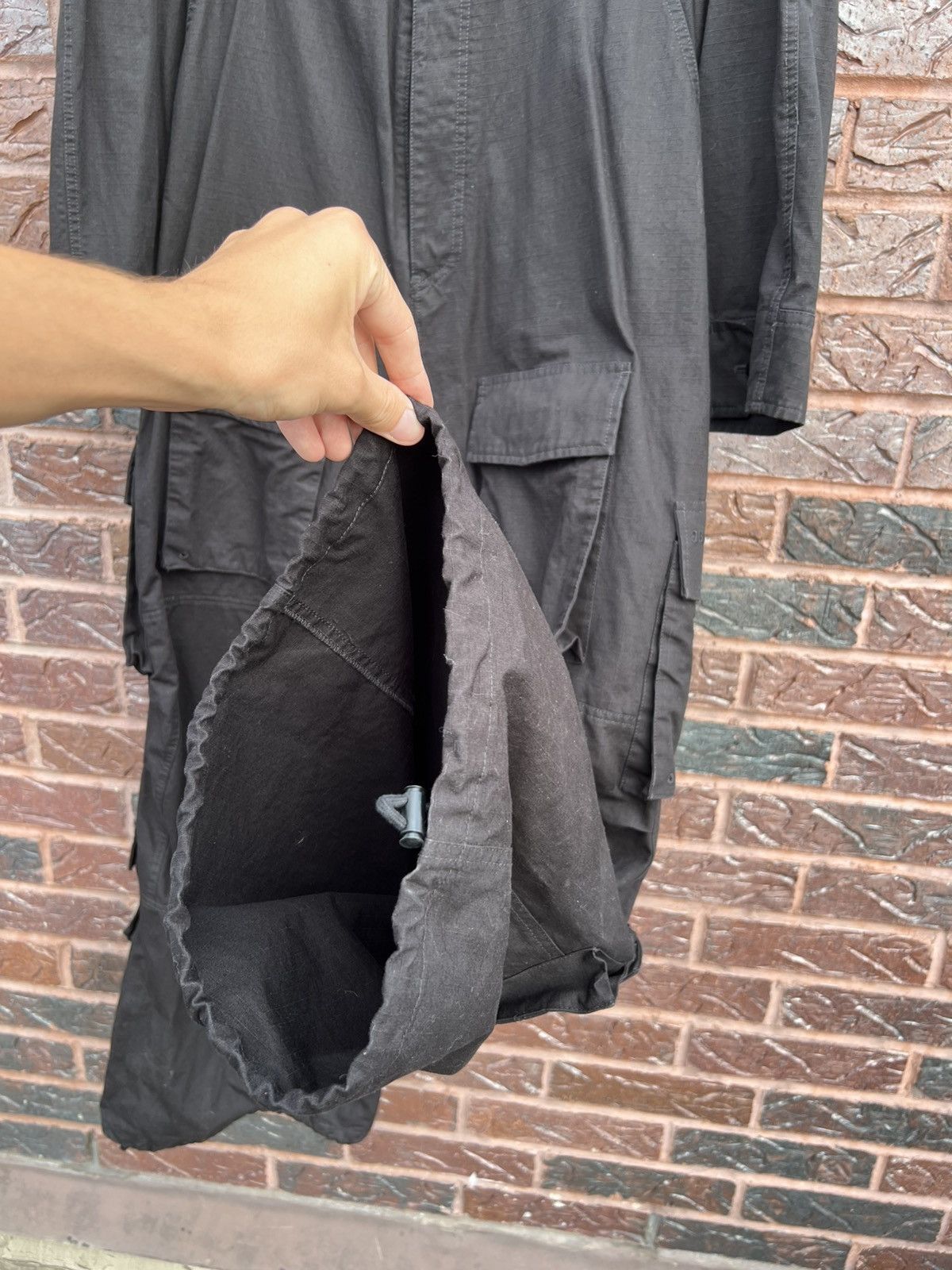 Balenciaga Balenciaga Ripstop Swing Military Cargo Pocket Jumpsuit Size US 36 / EU 52 - 9 Thumbnail