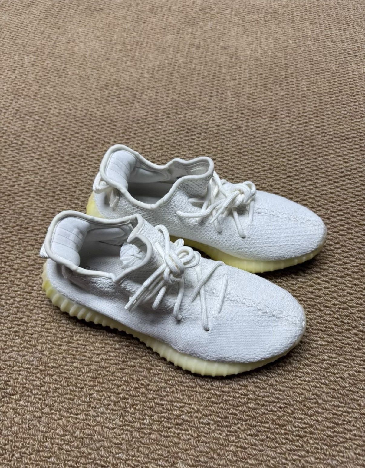 Adidas Adidas Yeezy 350 Cream White K37 Size US 8 / EU 41 - 1 Thumbnail