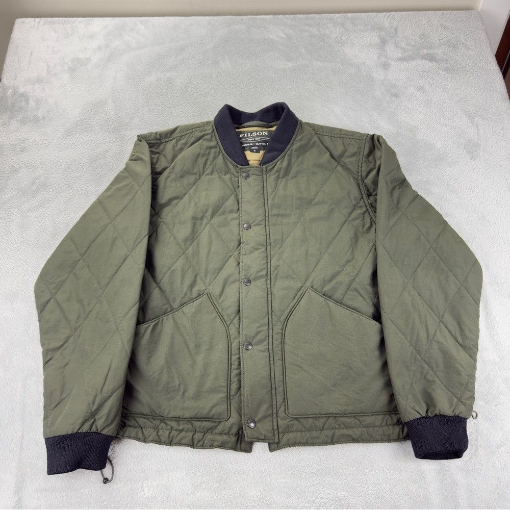 CC Filson Co Men's Size XL Quilted Primalot Pack Jacket in