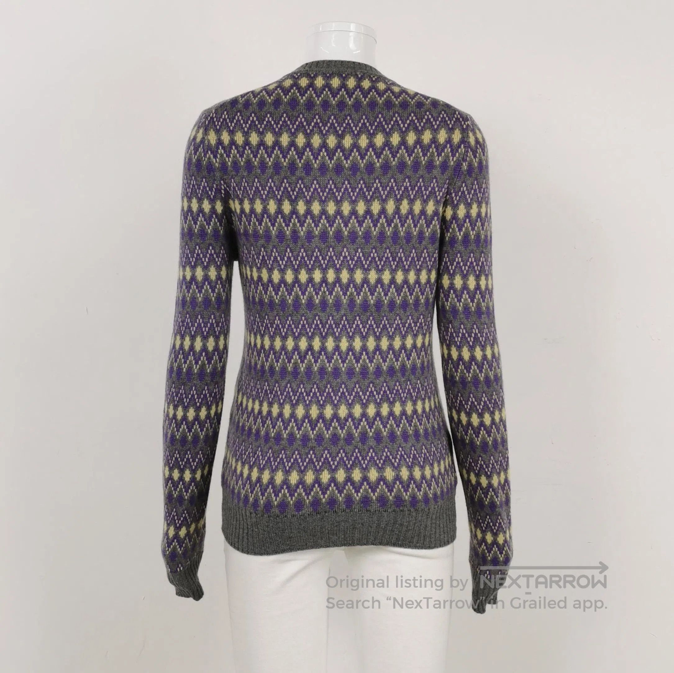 Prada Prada Colorblock Wool Cashmere Blend Sweater . Size M / US 6-8 / IT 42-44 - 1 Thumbnail