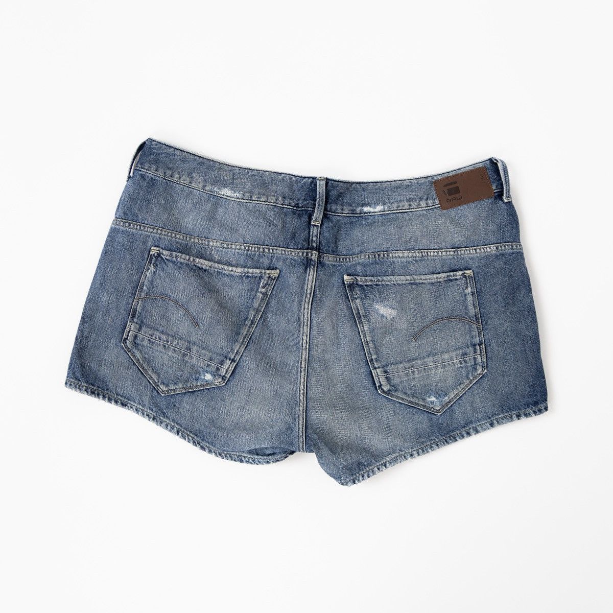 G-Star G-Star Raw Arc Boyfriend Restored Denim Shorts Distressed Size 34" / US 12 / IT 48 - 5 Thumbnail