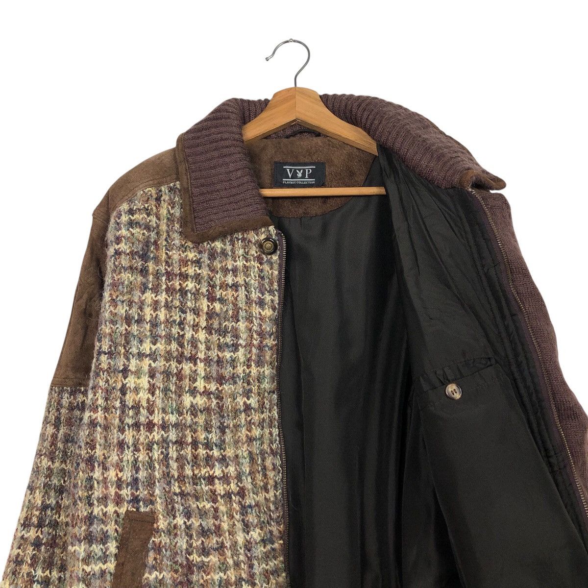 Designer × Japanese Brand × Vintage 📌Vintage Bomber Jacket Knit VIP Playboy Collections Size US L / EU 52-54 / 3 - 13 Thumbnail