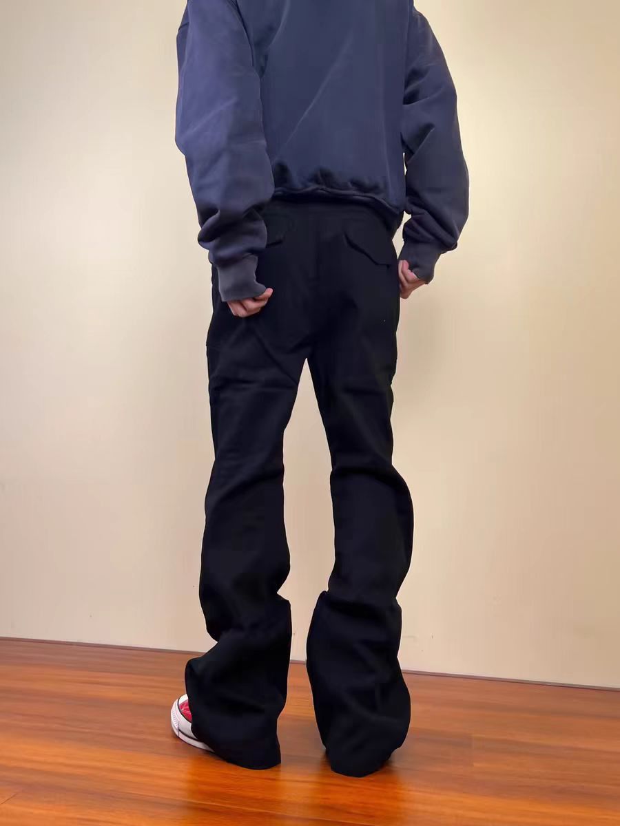 Japanese Brand × Vintage Vintage Pleated Workwear Micro Flare Casual Pants Size US 32 / EU 48 - 1 Thumbnail