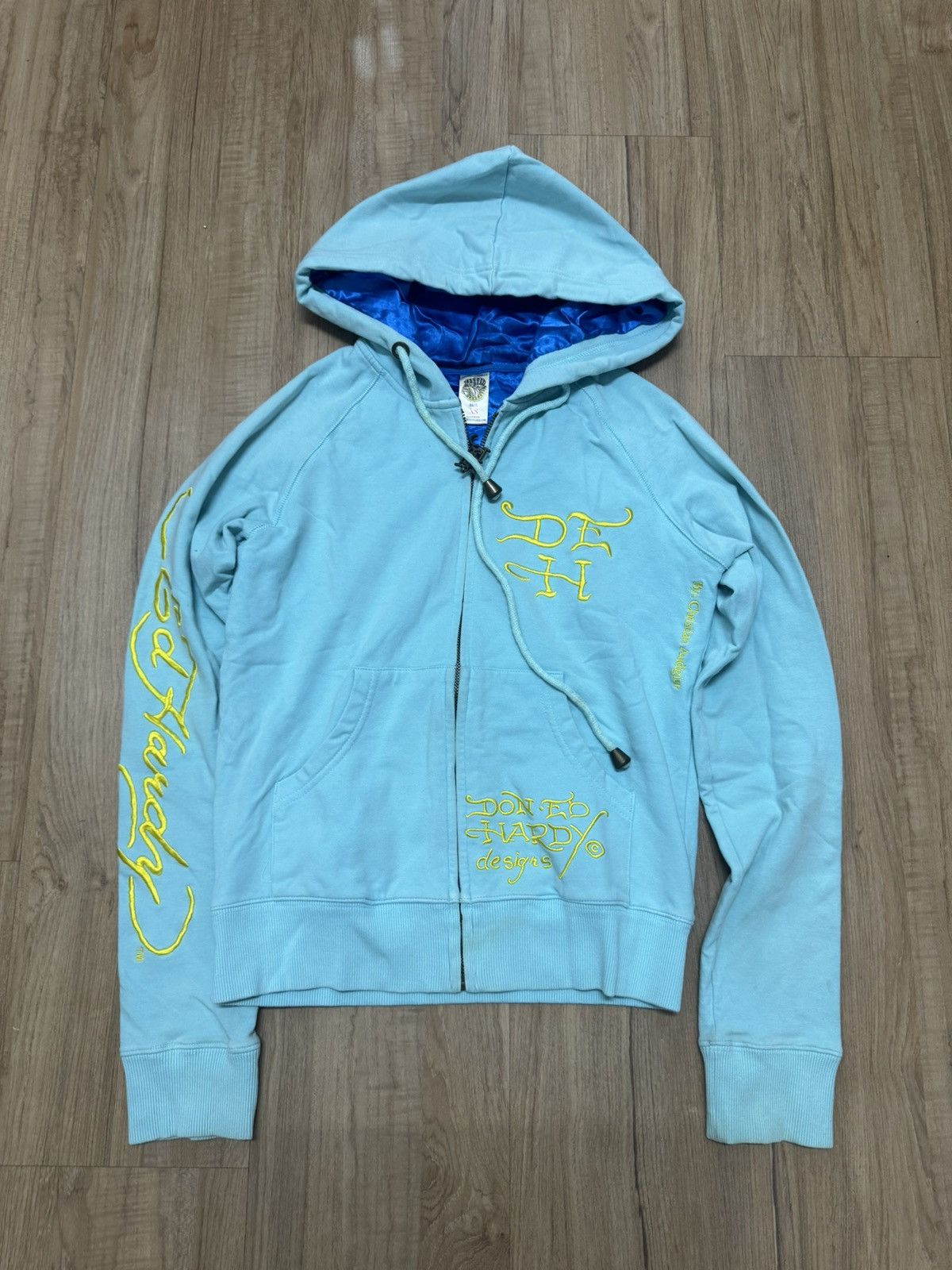 Ed Hardy Ed Hardy Hollywood Patchworks Hoodie Size XS / US 0-2 / IT 36-38 - 1 Thumbnail