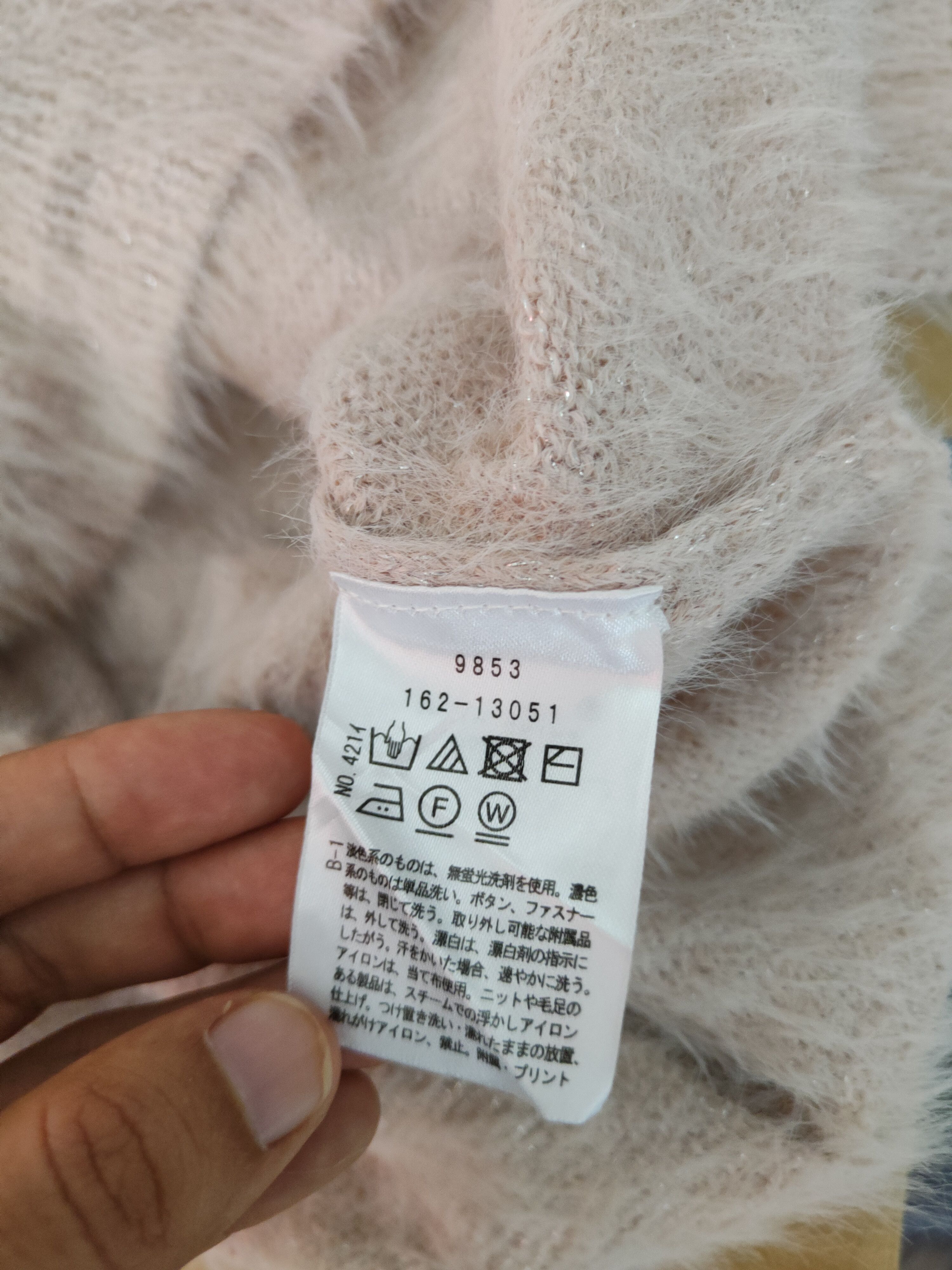 Homespun Knitwear OZOC Peach Shag Shaggy Fur Mohair Knitwear #S1977 Size M / US 6-8 / IT 42-44 - 12 Thumbnail