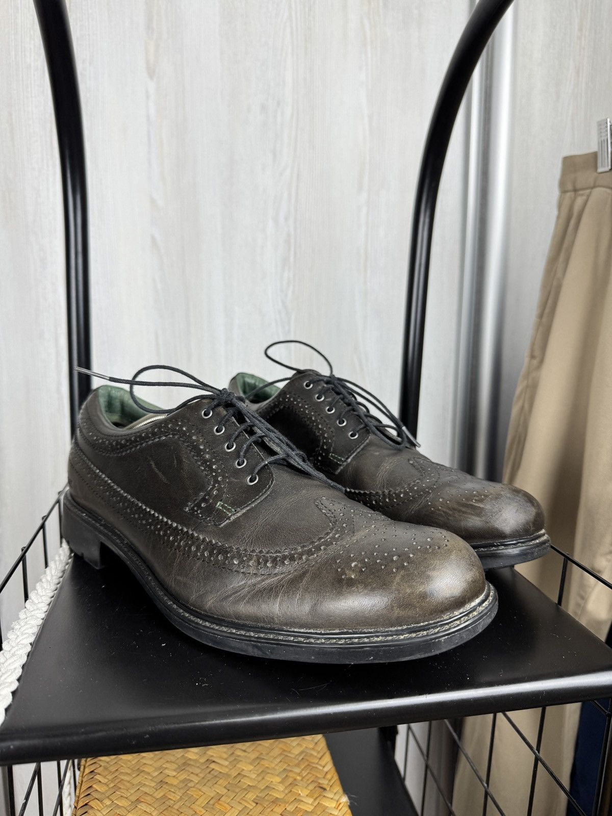 Barbour Barbour Tech black leather Oxford Derby shoes Size US 12 / EU 45 - 4 Thumbnail