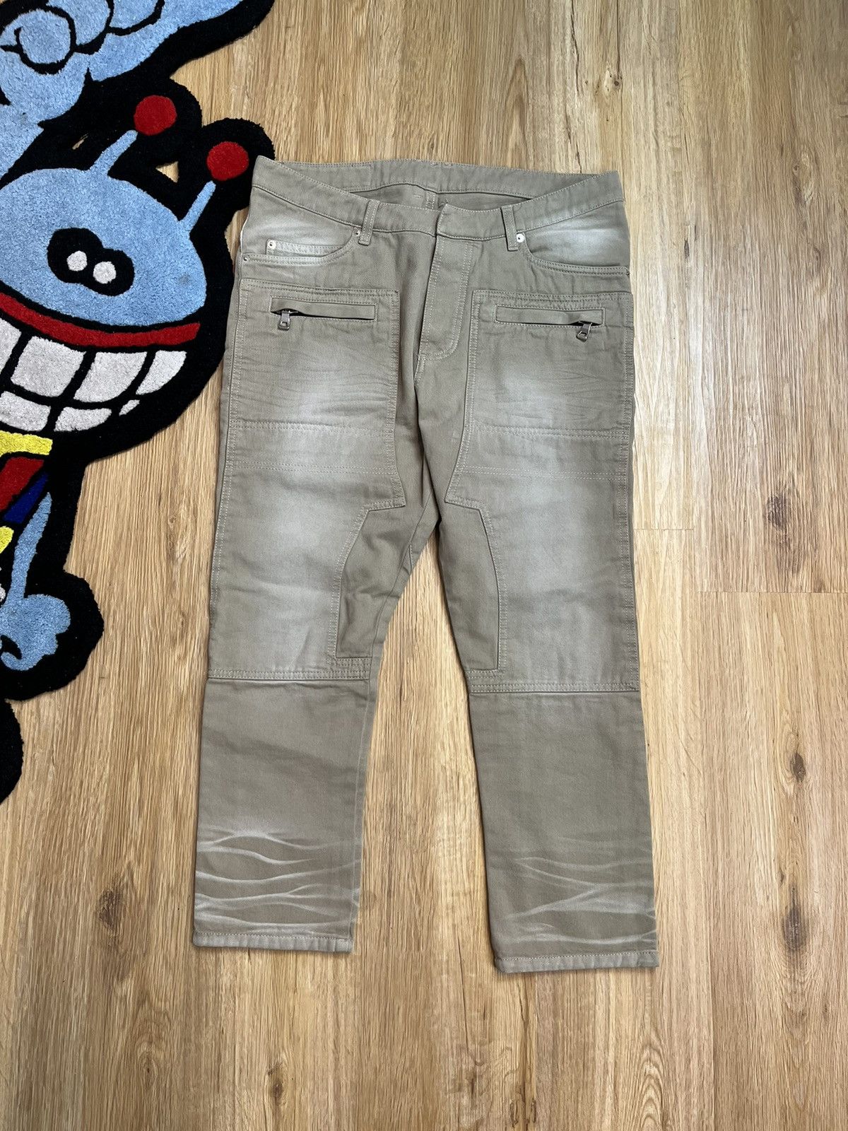 Balmain Cropped balmain drop crotch Pants Size US 31 - 1 Thumbnail