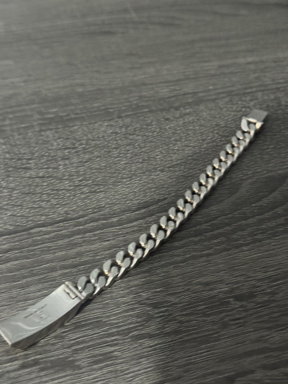 Prada Prada Logo Curb Chain Bracelet Ag925 Sterling Silver Size S Size ONE SIZE - 16 Thumbnail