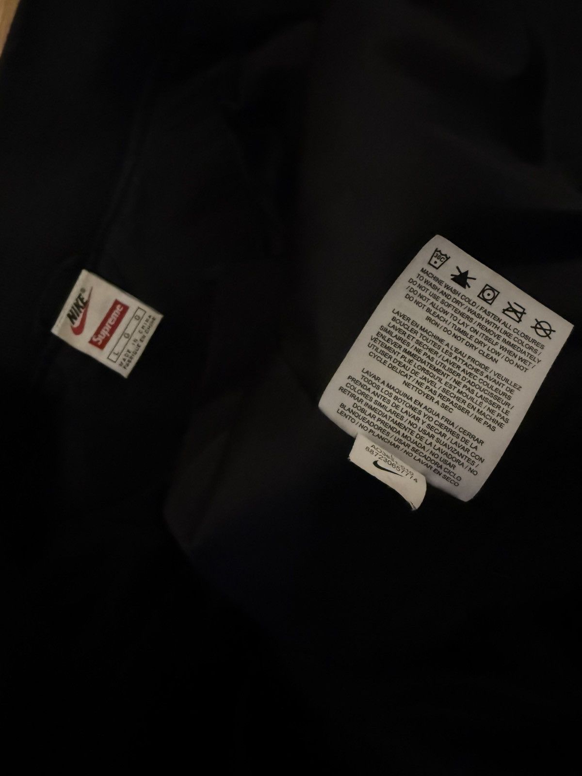NBA × Nike × Supreme Supreme Nike NBA Teams Warm Up Jacket Black L Size US L / EU 52-54 / 3 - 10 Thumbnail