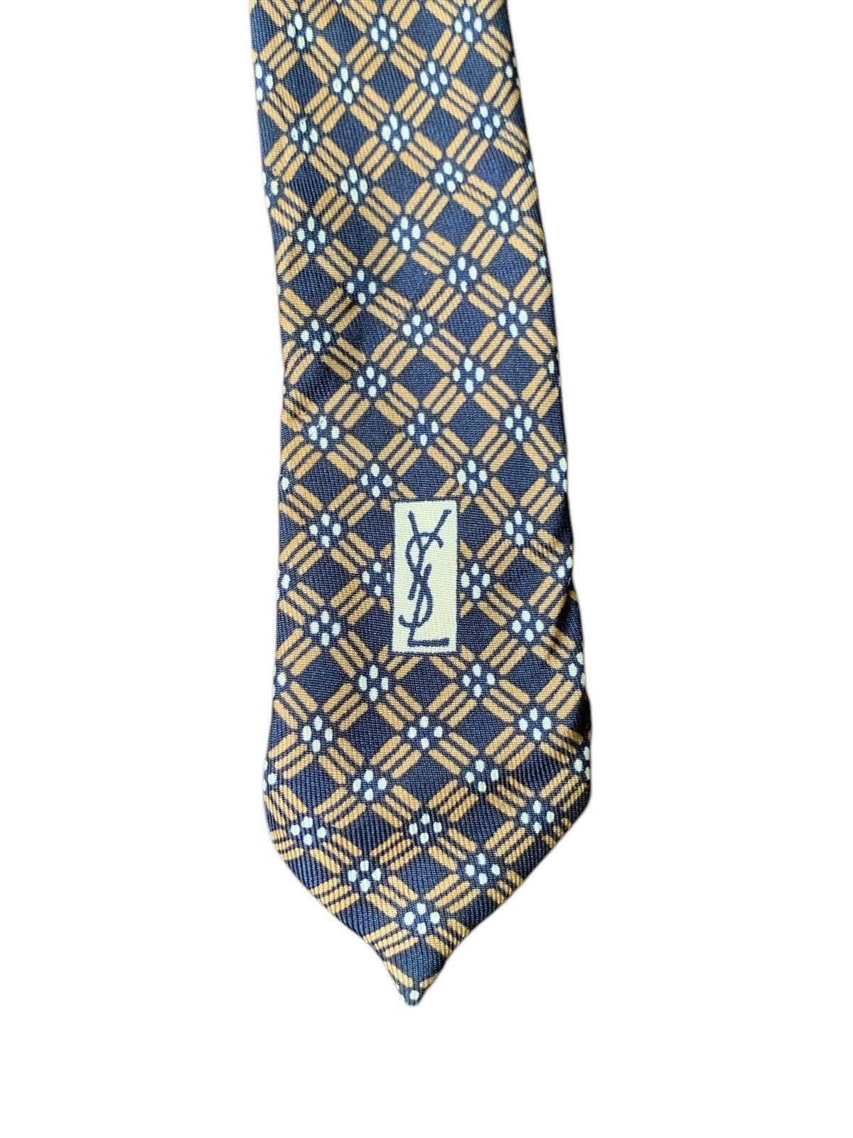 Designer × Vintage × Yves Saint Laurent Rare Design Vintage Yves Saint Laurent Ties Size ONE SIZE - 5 Thumbnail