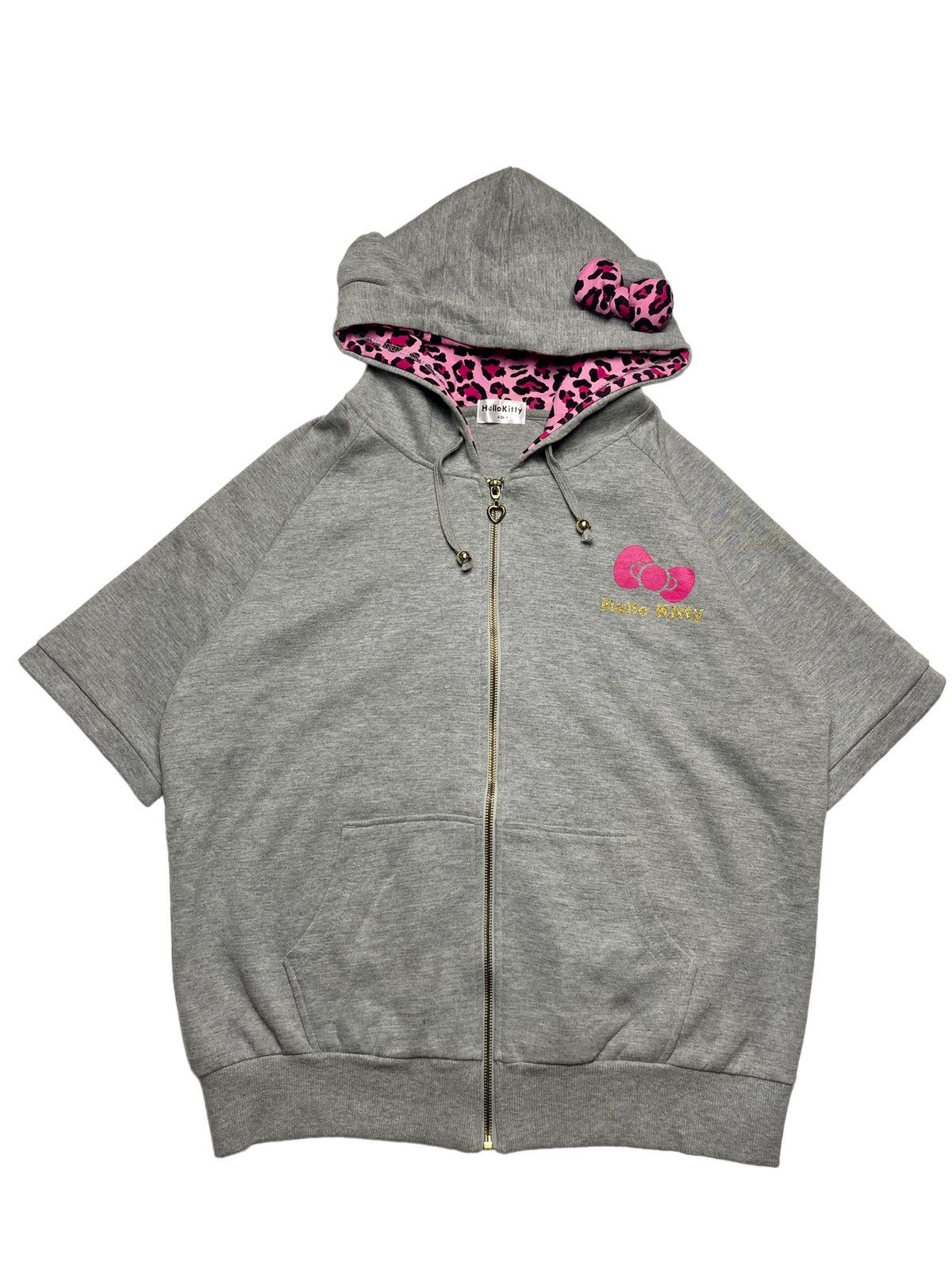 Angel Blue × Japanese Brand 2000s Hello Kitty - 3D Hoodie Sleeveless Jacket Size US M / EU 48-50 / 2 - 3 Thumbnail