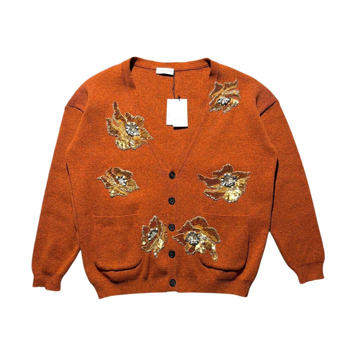 Faith Connexion $2,650 oversized Runway crystal embellished wool cardigan Size US XS / EU 42 / 0 - 1 Thumbnail