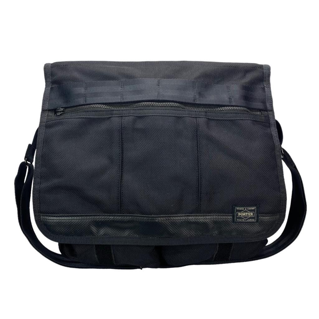 image of Porter "heat" Messenger Bag in Black, Men's