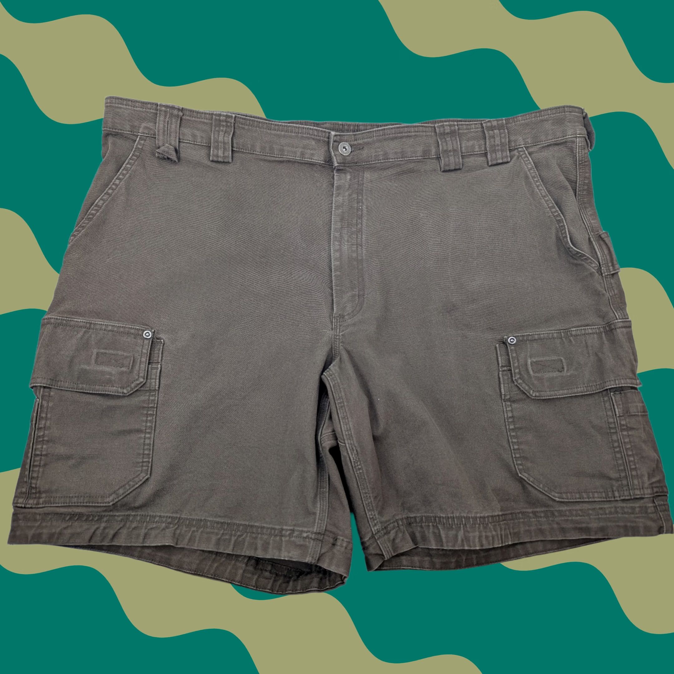 Vintage Duluth Cargo Shorts Size 48 Brown Cotton Canvas Cargo Pocket Workwear Mens 48 Duluth 36331 Size US 32 / EU 48 - 1 Thumbnail