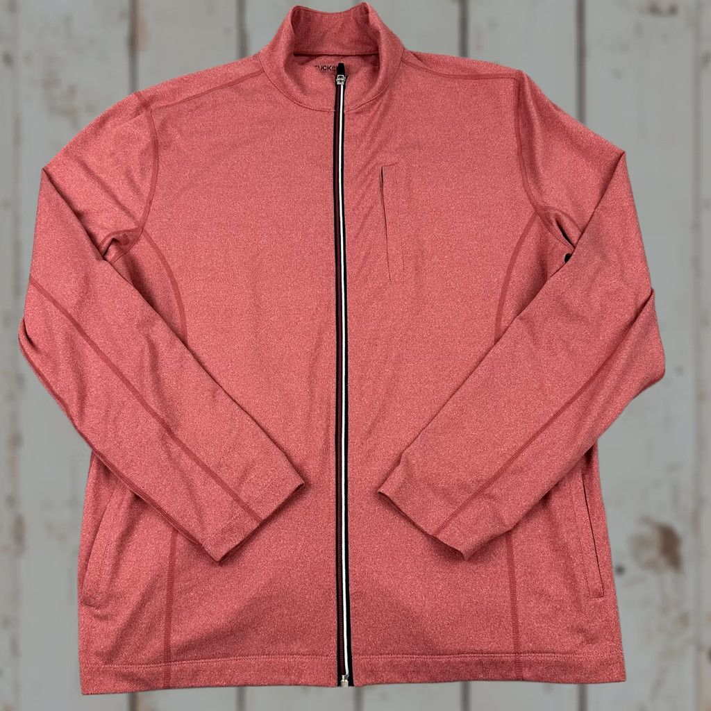 UNTUCKit UNTUCKit Jacket Men Medium Red Full Zip Athletic Stretch Performance Layer M Size US M / EU 48-50 / 2 - 1 Thumbnail