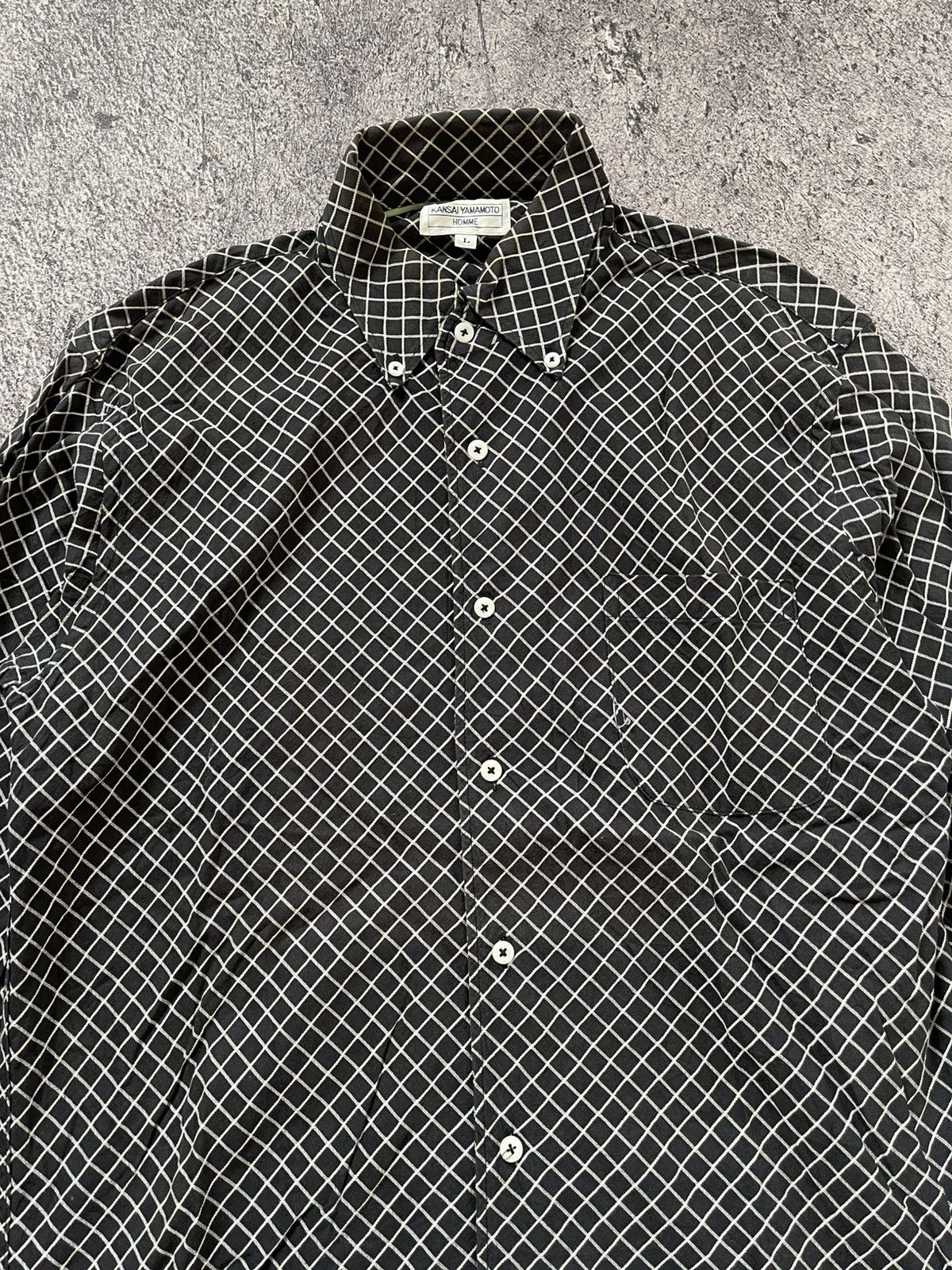 Kansai Yamamoto Kansai Yamamoto plaid long shirt Size US L / EU 52-54 / 3 - 2 Thumbnail