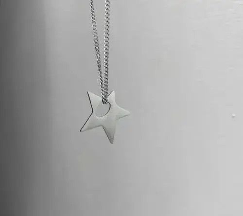 Jewelry Chain Star Necklace Y2K Pop Punk Grunge Size ONE SIZE - 2 Thumbnail