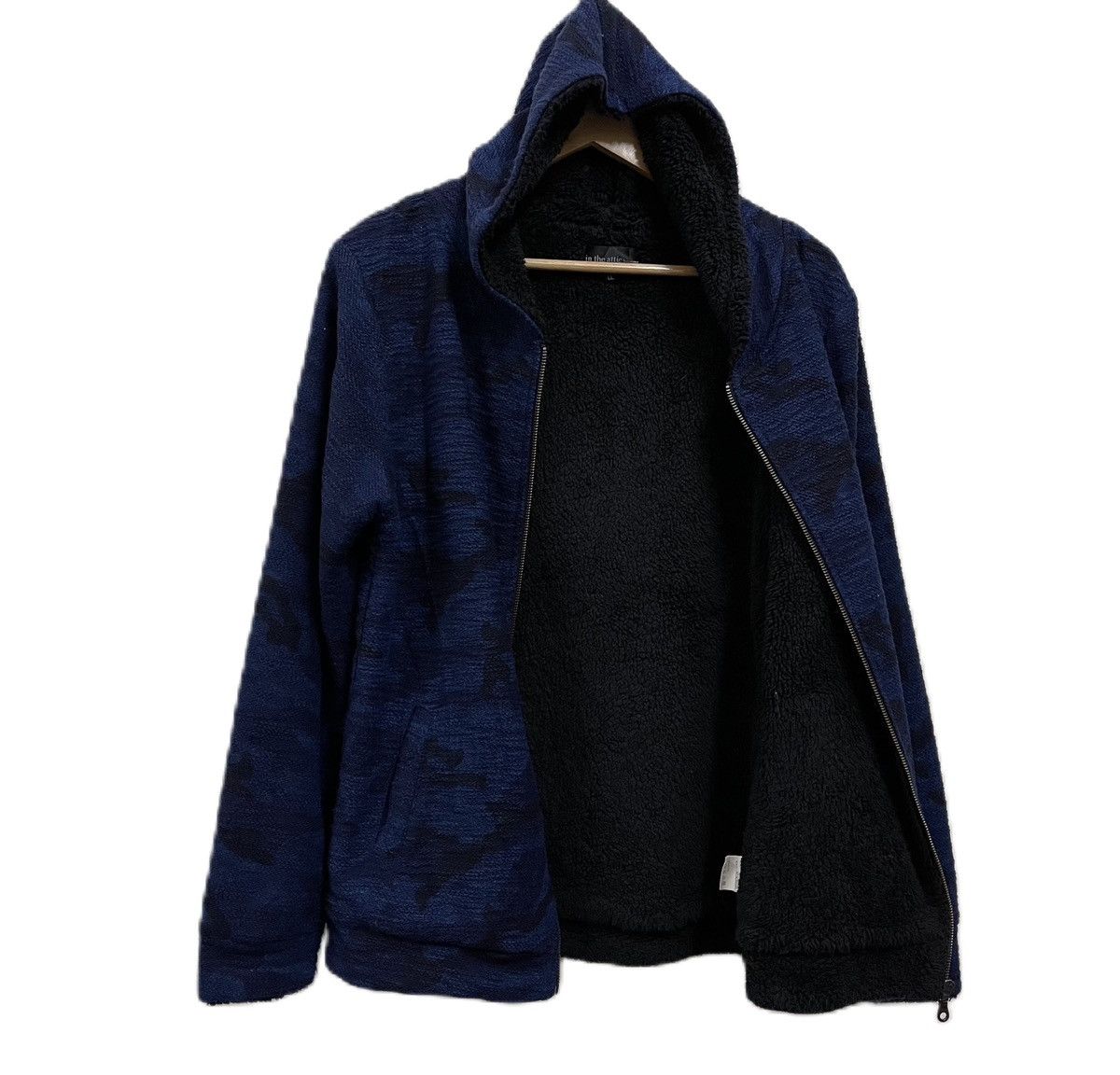 If Six Was Nine In the Attic Blue Camo Sweater Hoodie Size US M / EU 48-50 / 2 - 2 Thumbnail