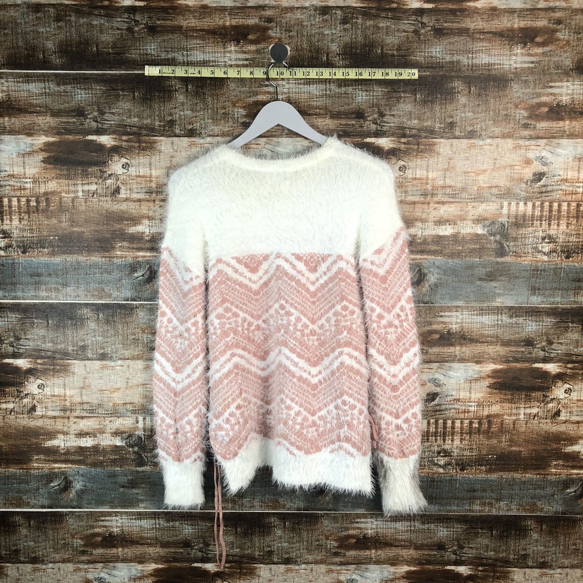 Homespun Knitwear Mar Blee Pink fur mohair Knitwear #A2281 Size M / US 6-8 / IT 42-44 - 12 Thumbnail
