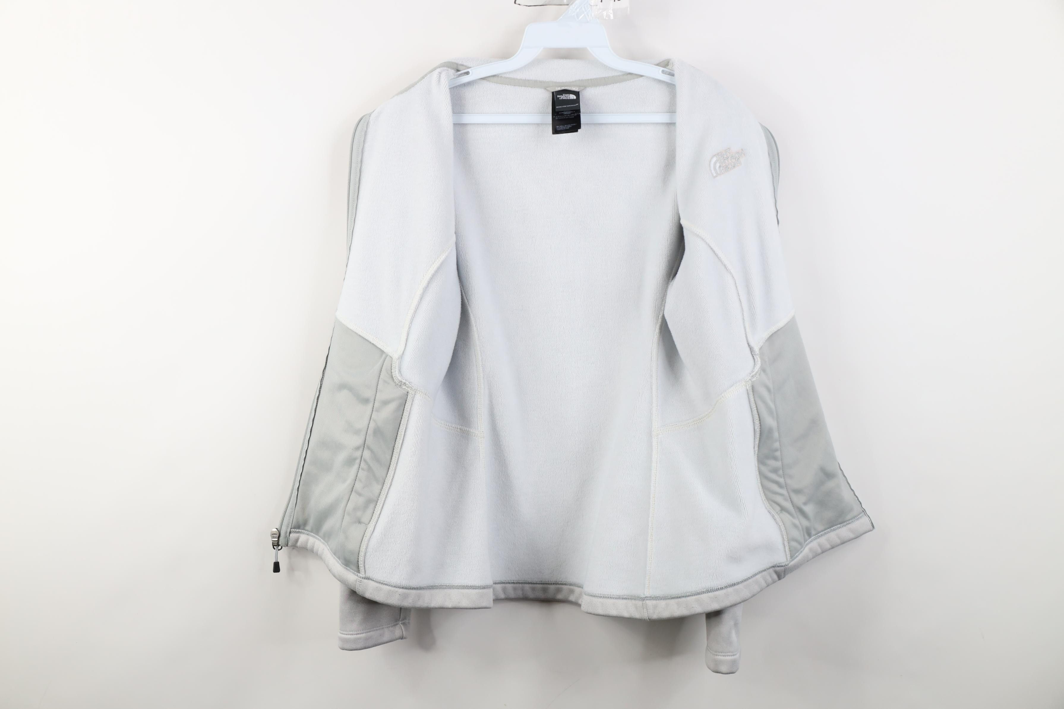 The North Face The North Face Spell Out Agave Fleece Lined Jacket Gray Size M / US 6-8 / IT 42-44 - 10 Thumbnail