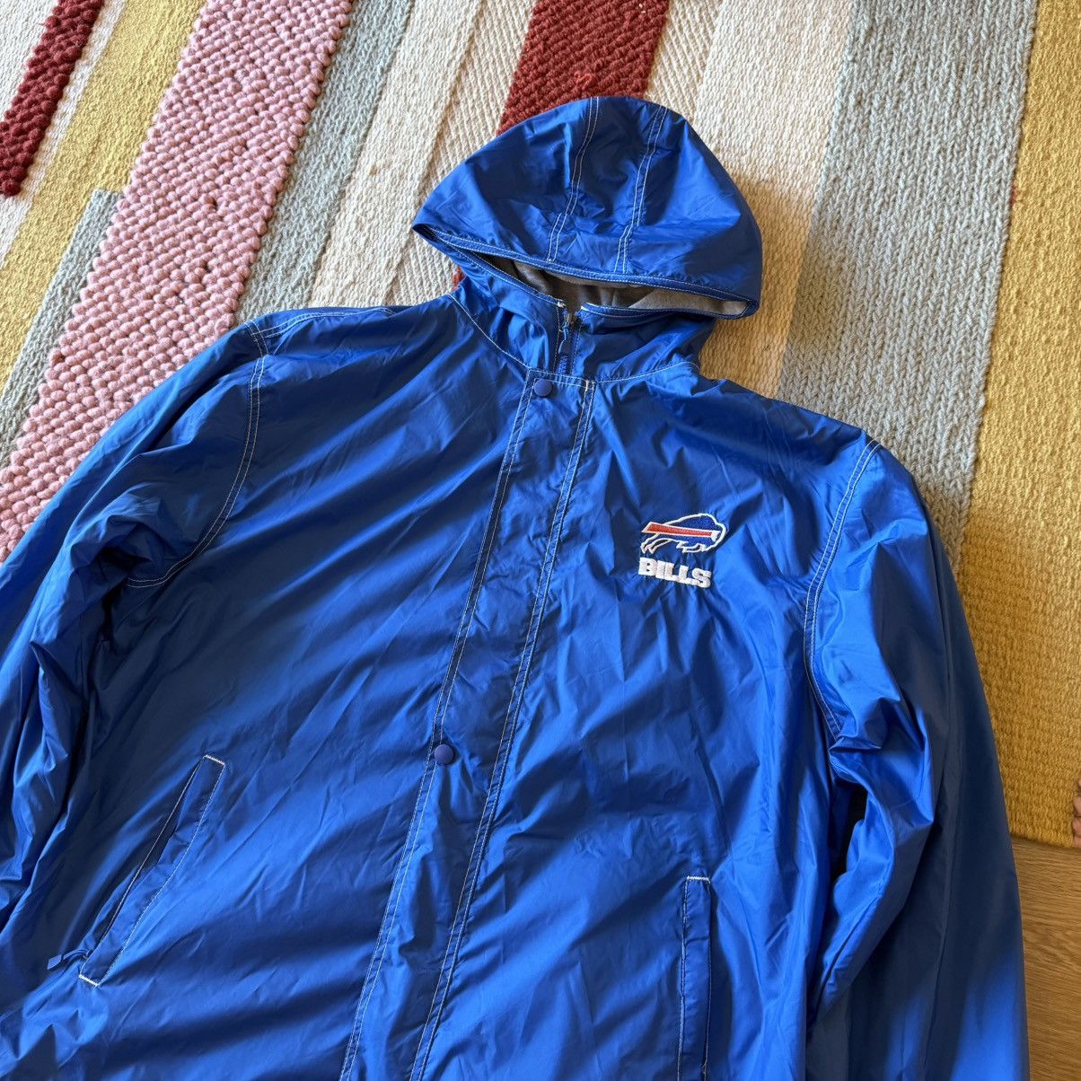Vintage Vintage 90s Buffalo Bills Parka Jacket Hooded Coat Large Size US L / EU 52-54 / 3 - 2 Thumbnail