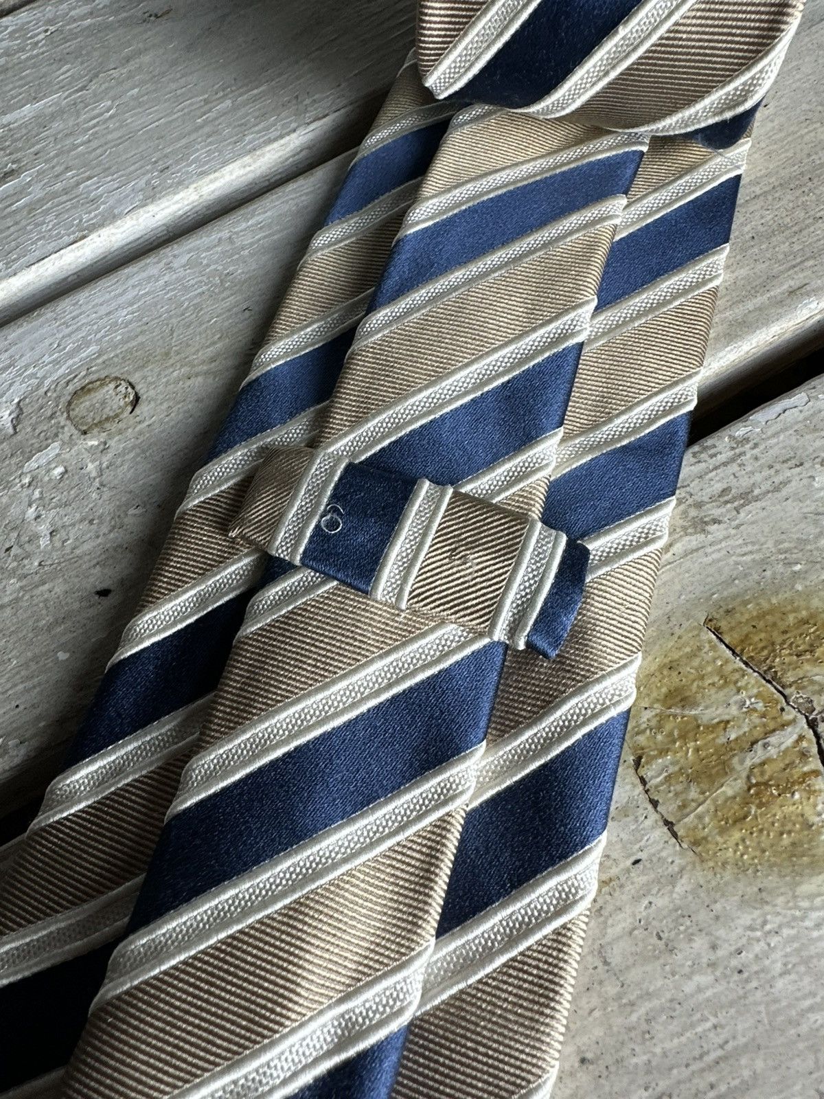 Brioni × Vintage 🚨 BRIONI VINTAGE TIE RARE LUXURY OLD MONEY LOGO Size ONE SIZE - 8 Thumbnail