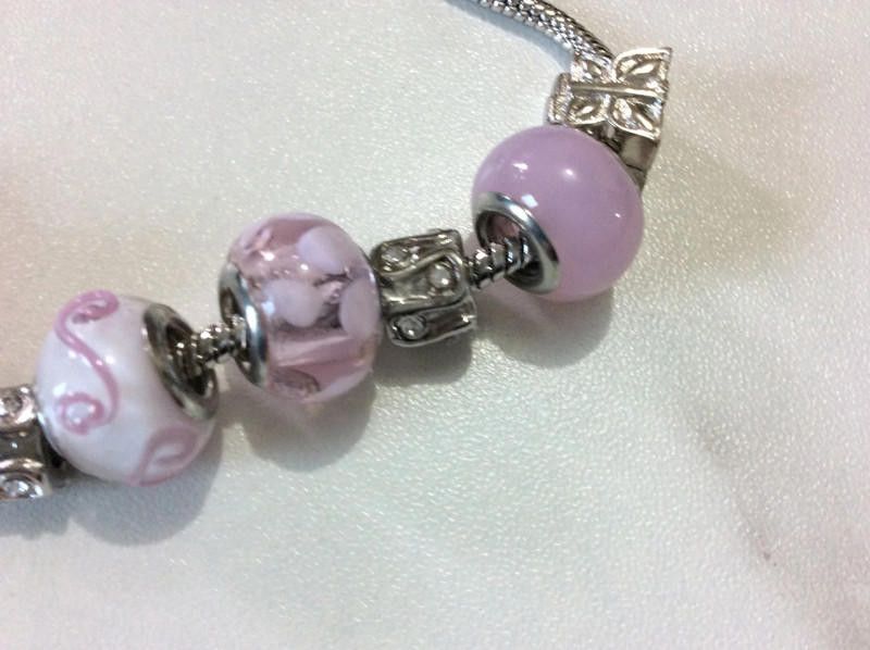 Designer lovely pink beads making bracelet for her Size ONE SIZE - 4 Thumbnail