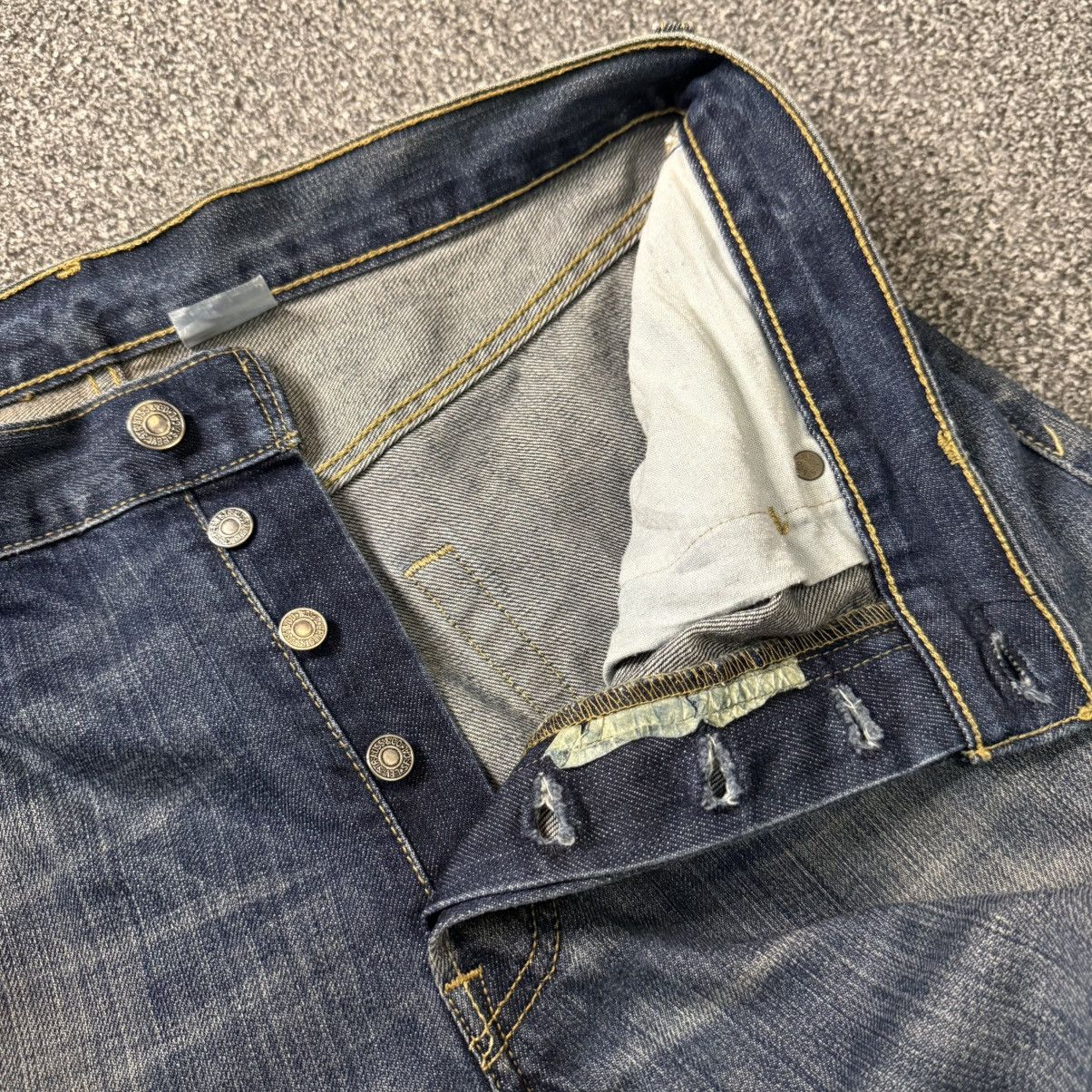 14th Addiction Y2K Levis 501 Baggy Wide Leg Denim W34 Size US 34 / EU 50 - 12 Thumbnail