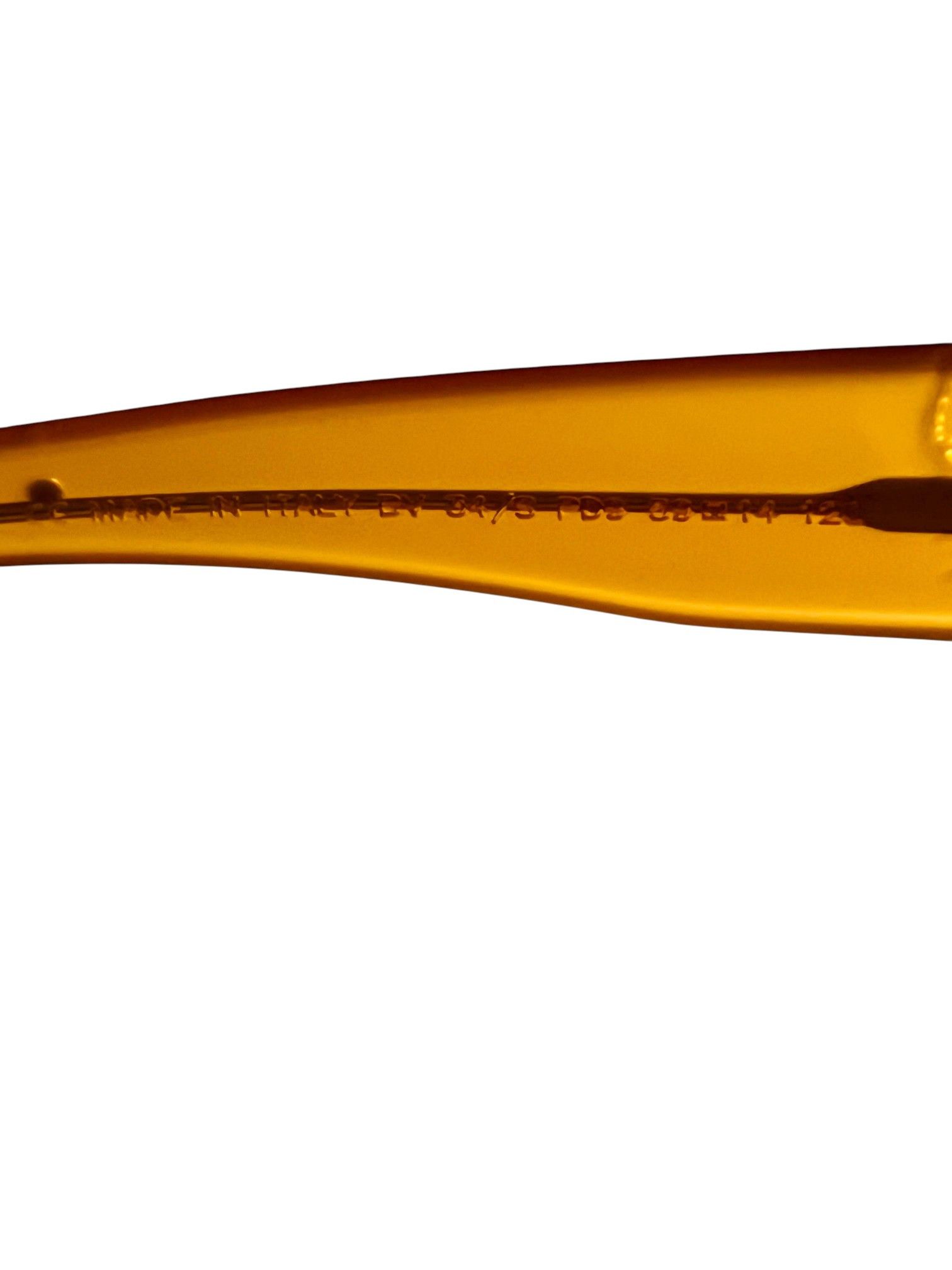 Bottega Veneta Miu Miu SMU 06G Translucent Amber Oversized Sunglasses Size ONE SIZE - 9 Thumbnail