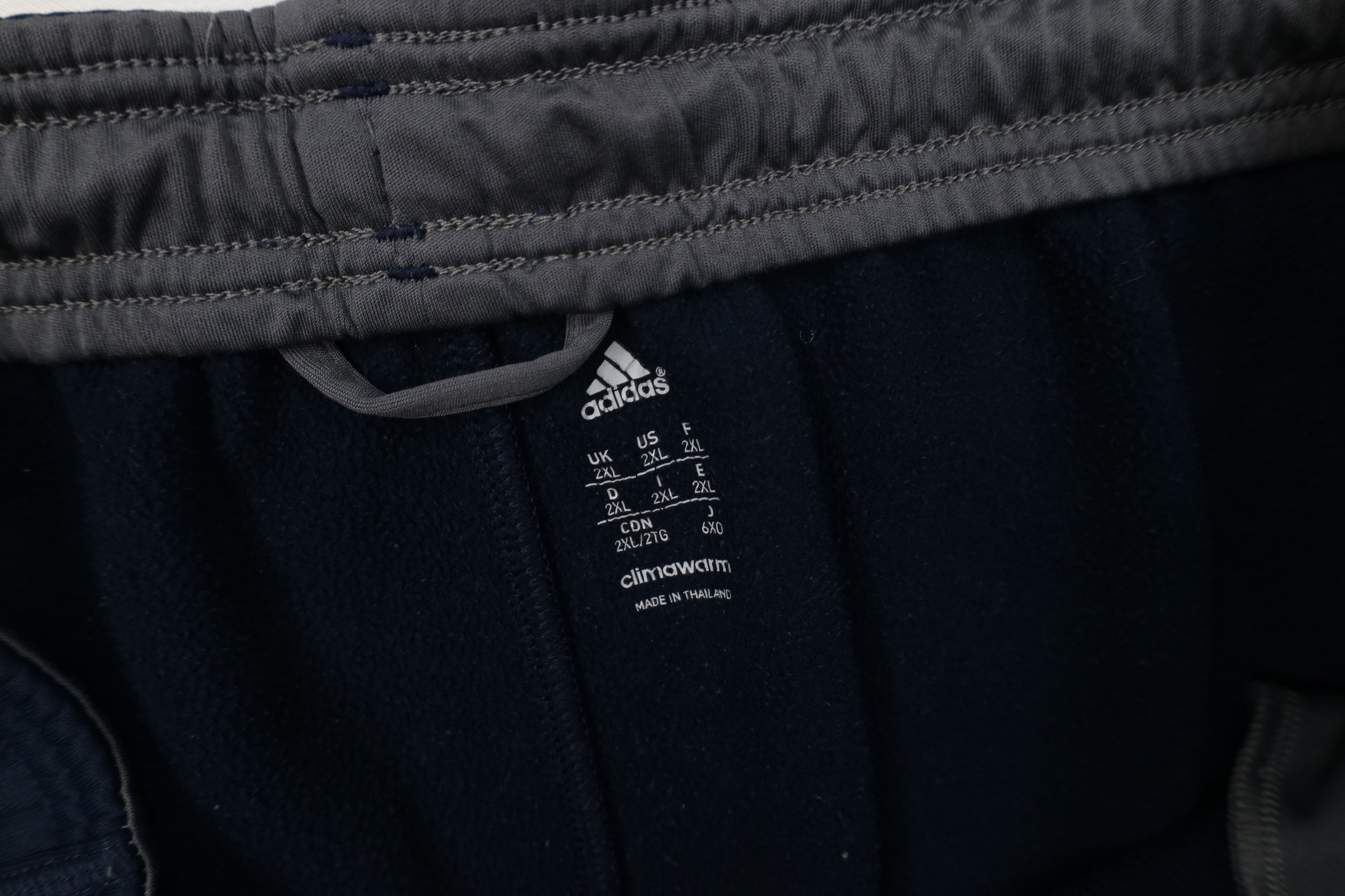 Adidas Vintage Y2K Adidas Striped Wide Leg Sweatpants Pants Blue Size US 40 / EU 56 - 9 Thumbnail