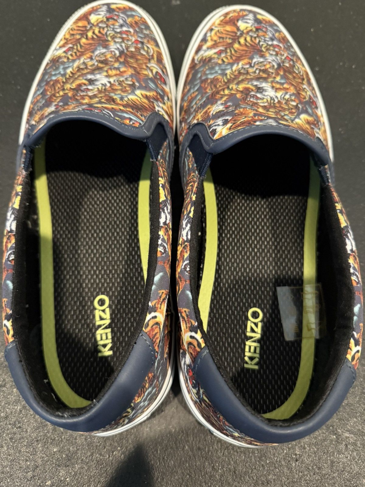 Kenzo Kenzo Paris Velvet E17 Canvas Flying Tiger Slip On Shoes Size US 11.5 / EU 44-45 - 4 Thumbnail