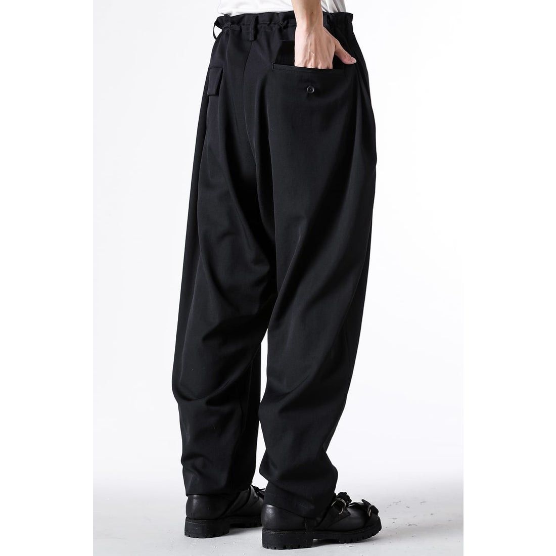 Yohji Yamamoto Yohji Yamamoto Pour Homme AW24 - Wool 8 Piece Tuck Pants Size US 32 / EU 48 - 7 Thumbnail