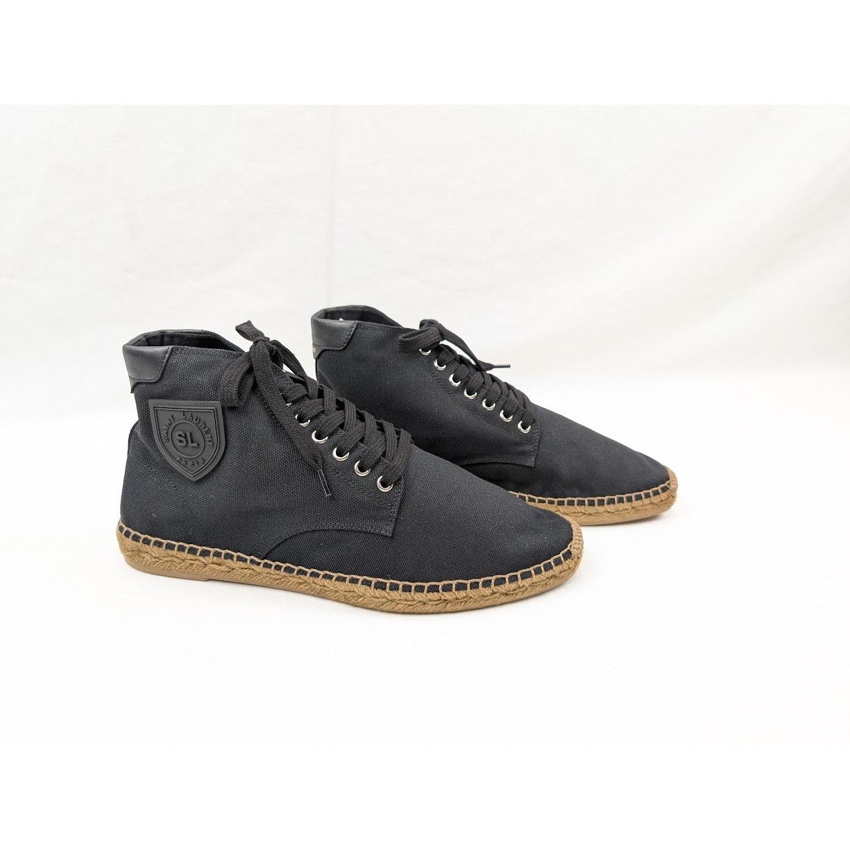 Saint Laurent Paris o1rshd1 Damon High-Top Sneakers in Nero Size US 10 / EU 43 - 12 Thumbnail