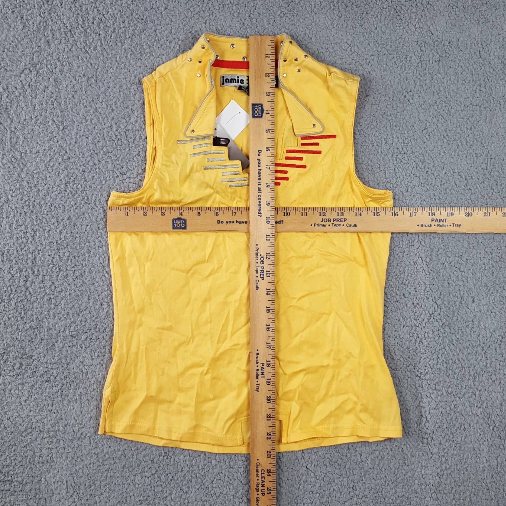 Vintage VINTAGE Jamie Sadock Yellow Sleeveless Collared Women's Small Tennis Golf Polo Shirt 90s Retro Size S / US 4 / IT 40 - 4 Thumbnail