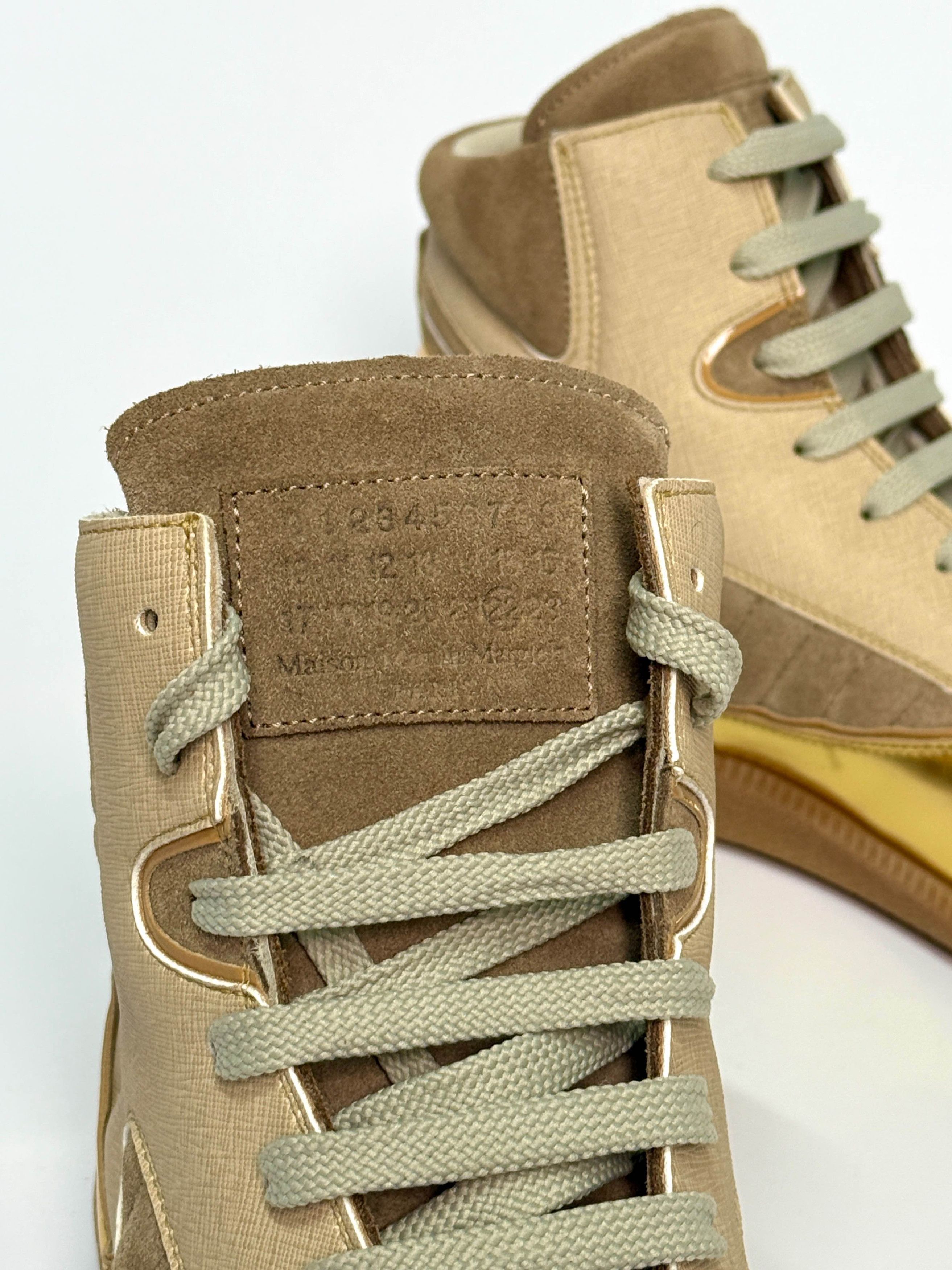 Maison Margiela Maison Martin Margiela Gold "Cadillac" Hightop Size US 8 / EU 41 - 4 Thumbnail