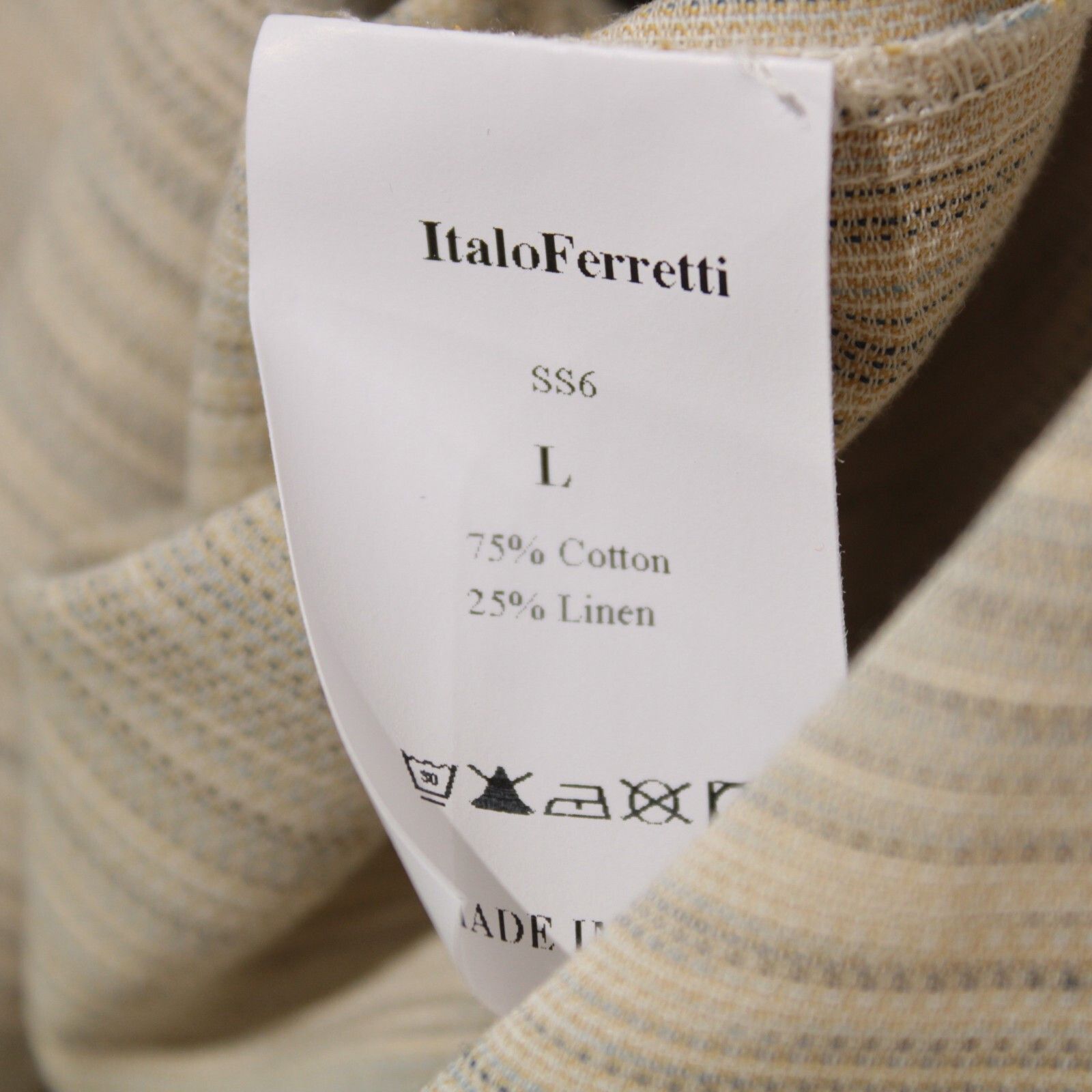 Other Italo Ferretti New with tags Shirt Size L US In Beige Size US L / EU 52-54 / 3 - 5 Thumbnail