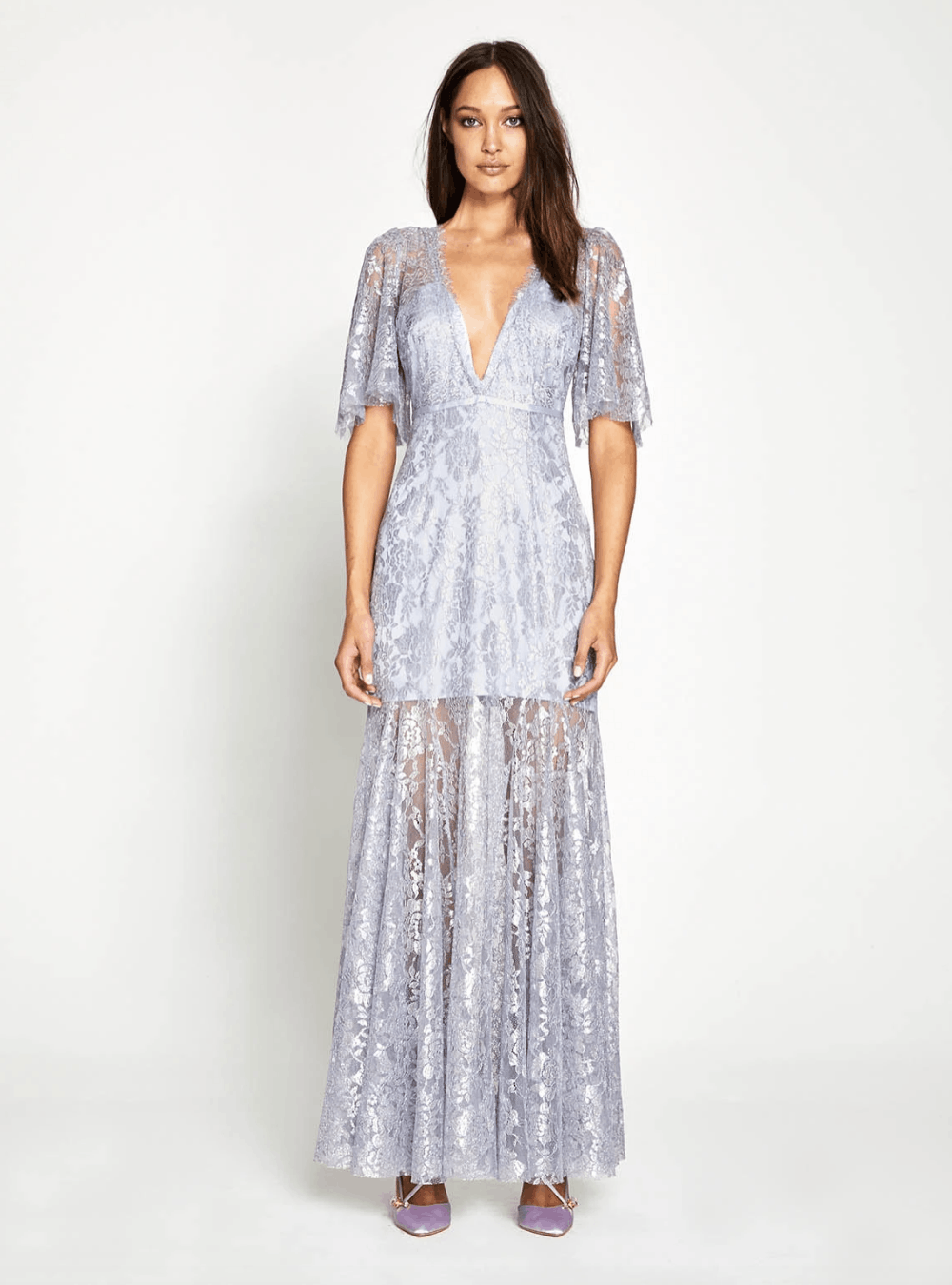 image of Alice Mccall Be Mine Gown in Blue, Women's (Size XS)
