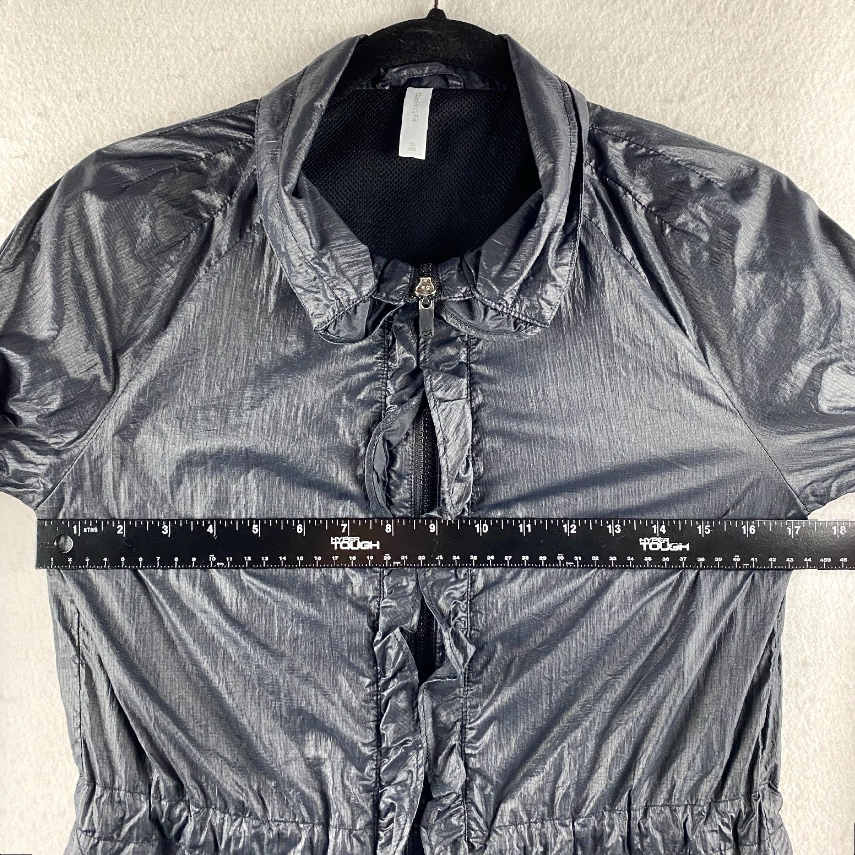 Gap Gap Windbreaker Jacket Womens XS Black Full Zip Softshell Rip Stop Size XS / US 0-2 / IT 36-38 - 7 Thumbnail