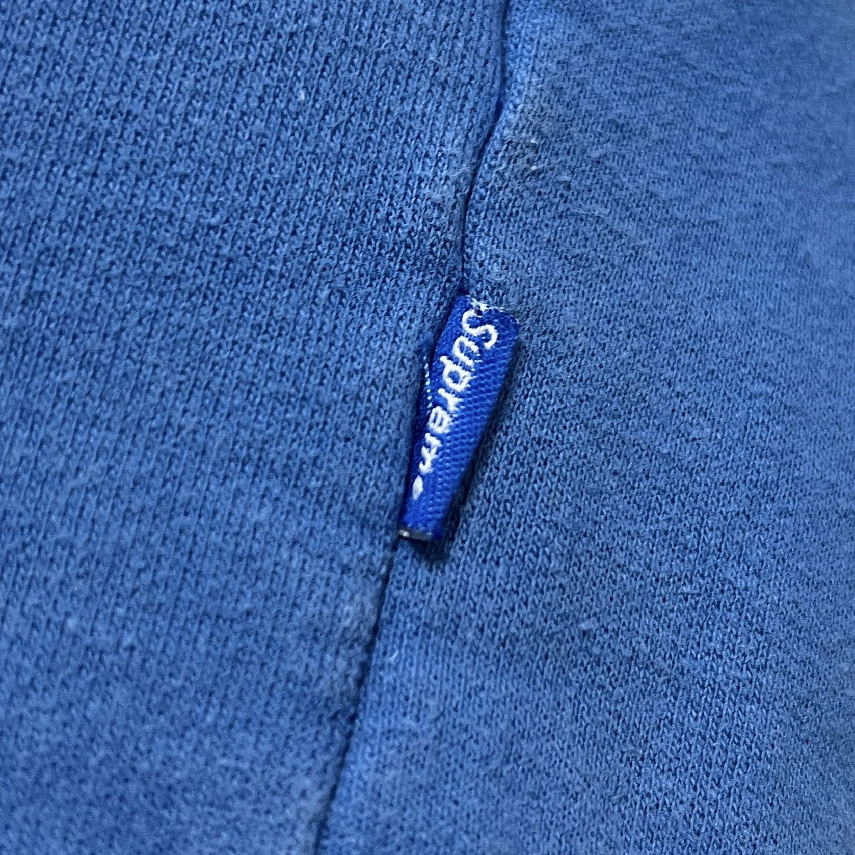 Supreme Supreme 2006 Screenprint Box Logo Hoodie Red On Blue Size US L / EU 52-54 / 3 - 8 Thumbnail