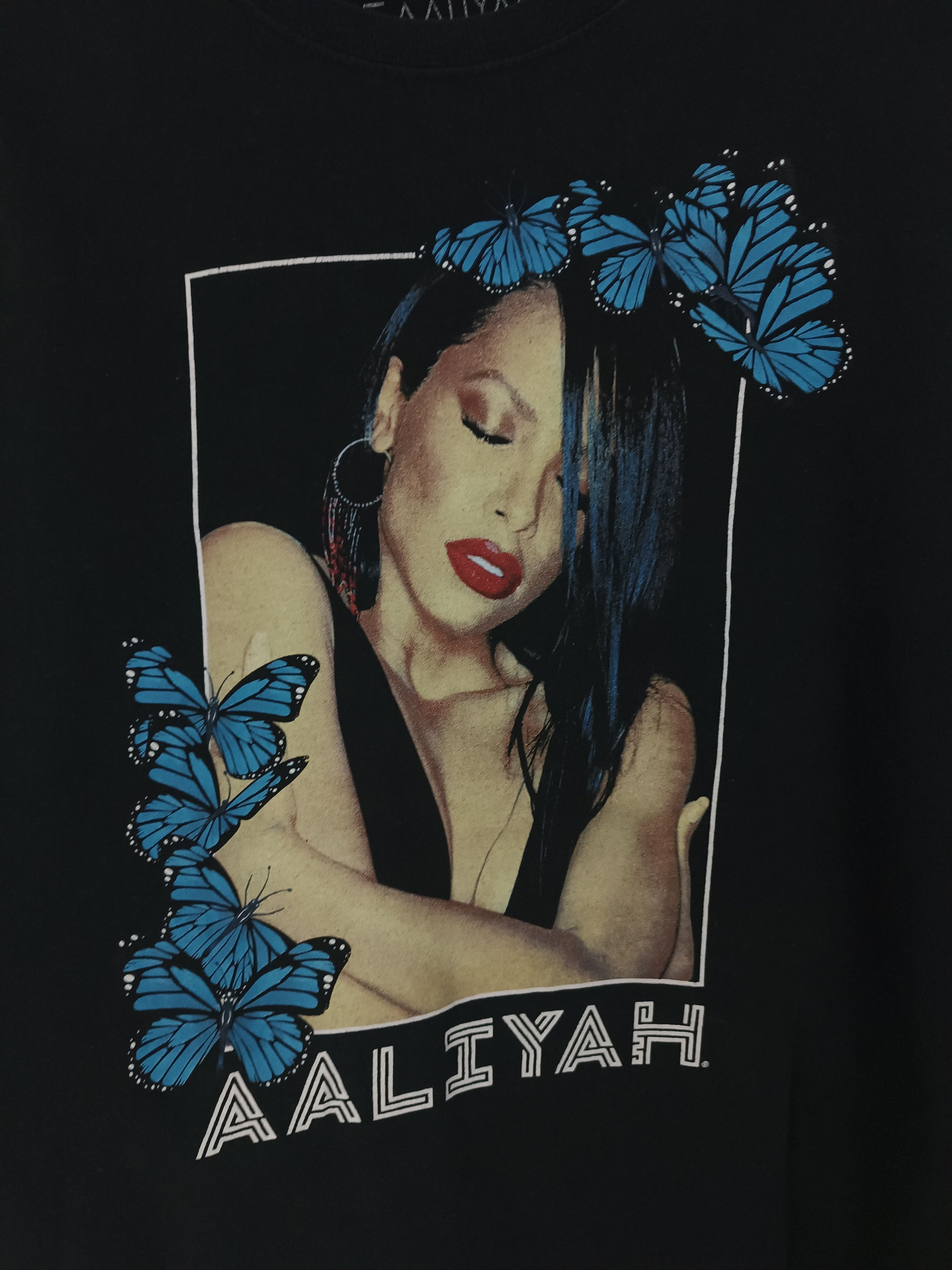 Rap Tees VINTAGE AALIYAH RAP TEE STYLE TUPAC LEFT EYE MJ JCOLE Size US XXL / EU 58 / 5 - 6 Thumbnail