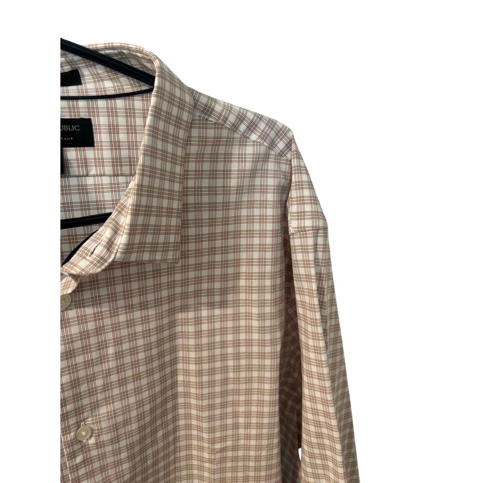 Banana Republic Banana Republic Slim Fit Wrinkle Resistant Dress Shirt XL Size US XL / EU 56 / 4 - 13 Thumbnail