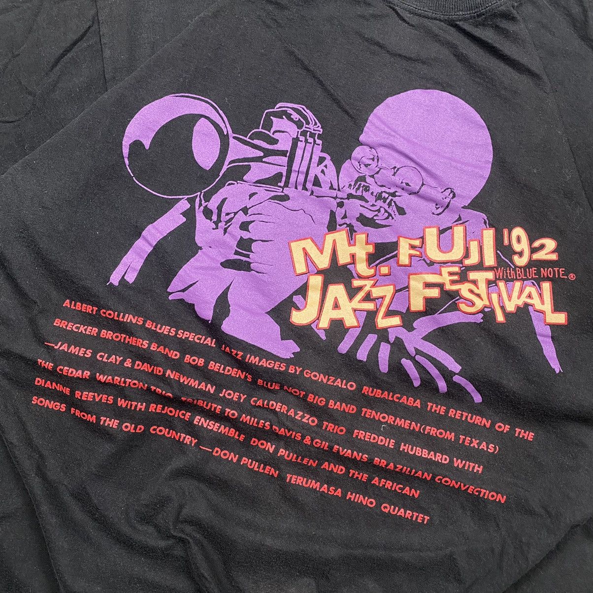 Japanese Brand × Vintage 90s 1992 Mount Fuji Jazz Festival Boxy Tee Size US M / EU 48-50 / 2 - 2 Thumbnail