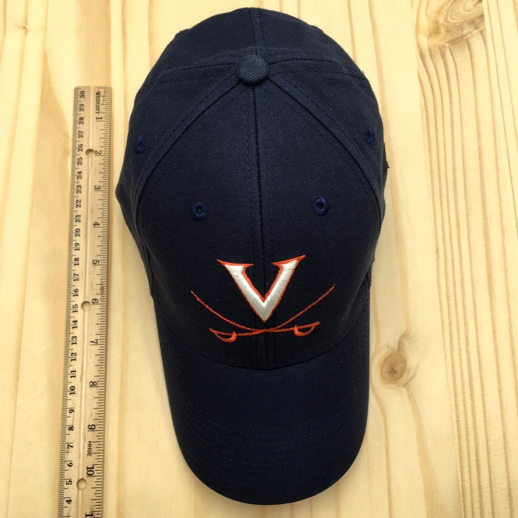 Nike Nike Virginia Cavaliers Baseball Cap Mens Blue S-M Fitted Embroidered Logo Size ONE SIZE - 3 Thumbnail