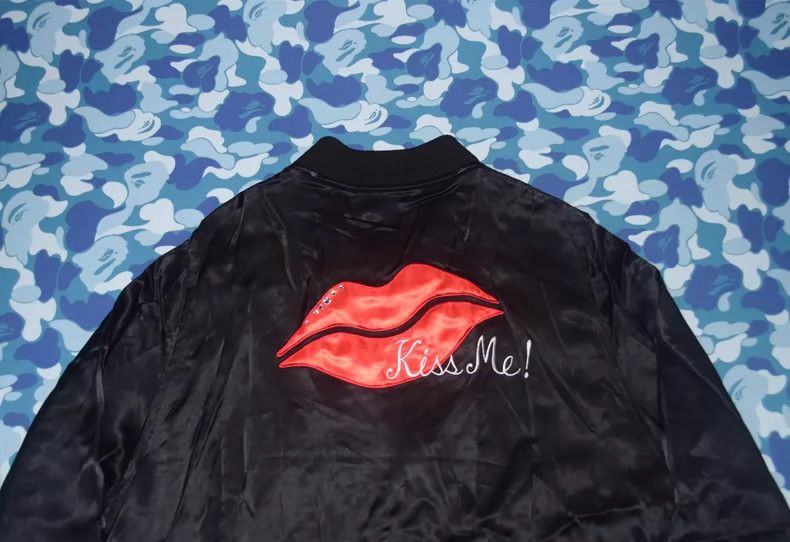 Wacko Maria Wacko Maria Kiss me jacket rayon silk rhinestones blazing r Size US XL / EU 56 / 4 - 5 Thumbnail