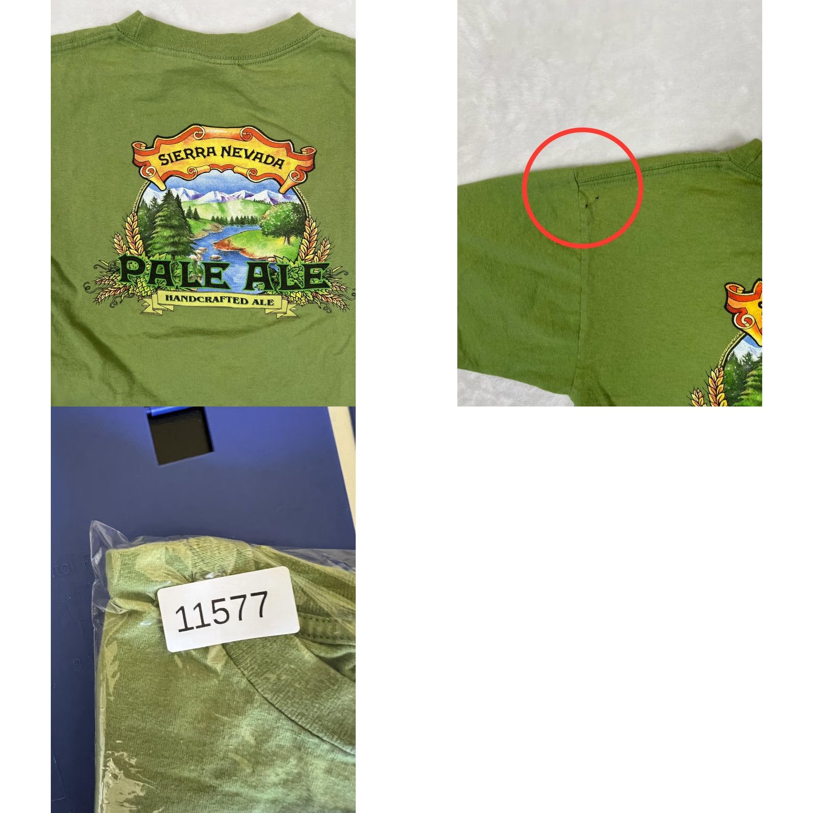 Vintage Vintage Sierra Nevada Pale Ale T-Shirt Mens M Green Beer Made USA Brewery Size US M / EU 48-50 / 2 - 9 Thumbnail